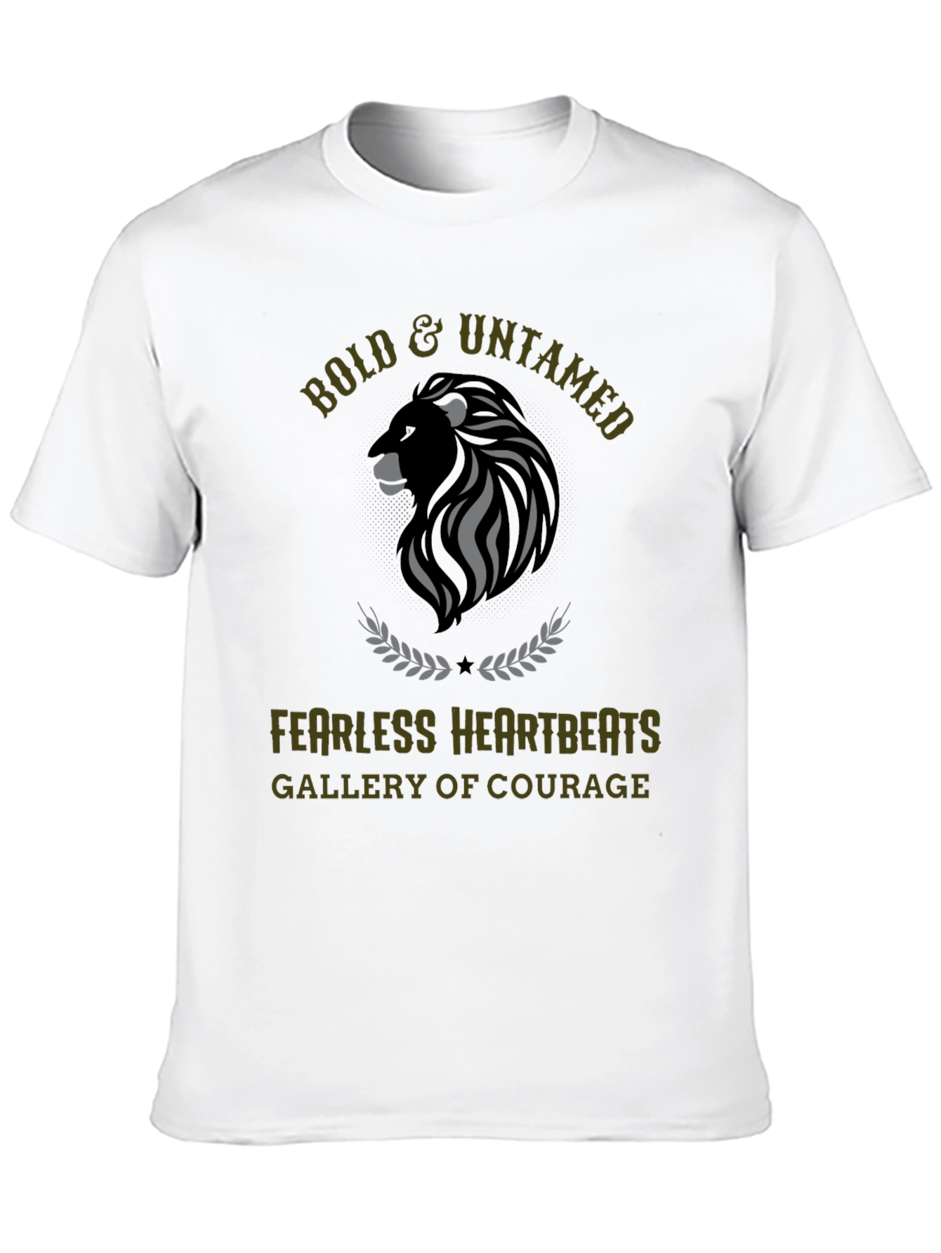 Bold & Untamed Graphic Tee - Fearless Courage