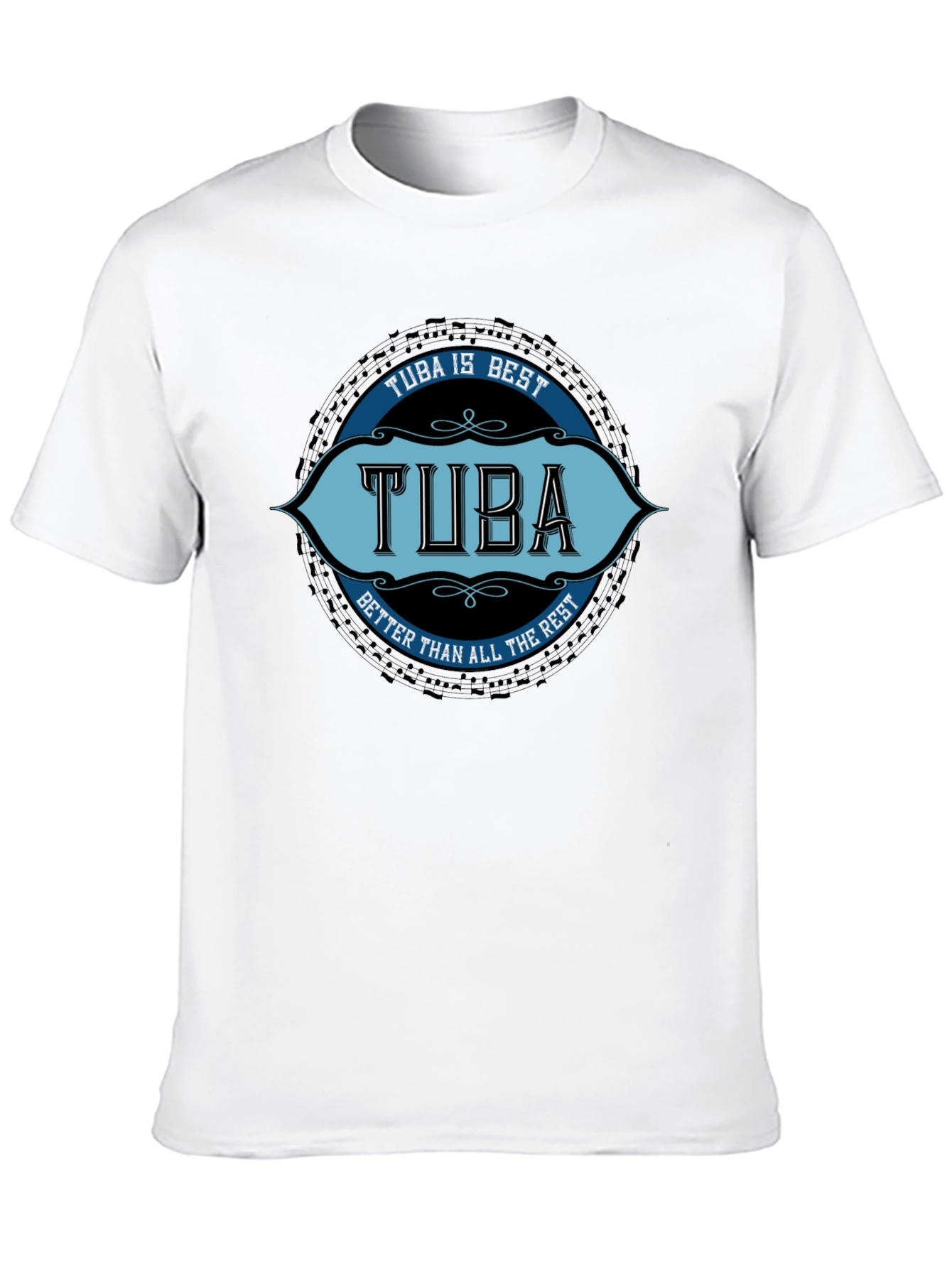 Tuba is Best Black T-Shirt
