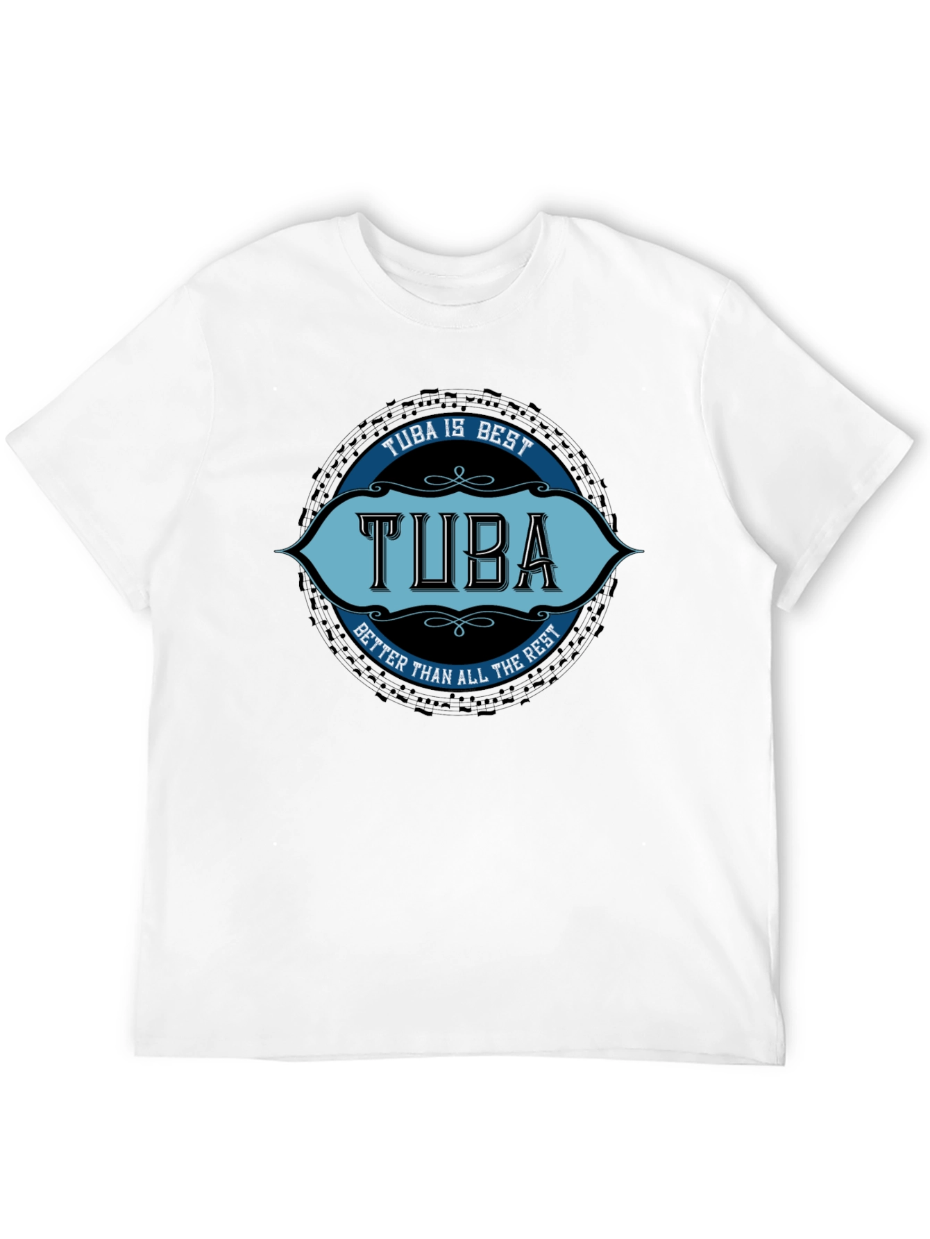 Tuba is Best Black T-Shirt