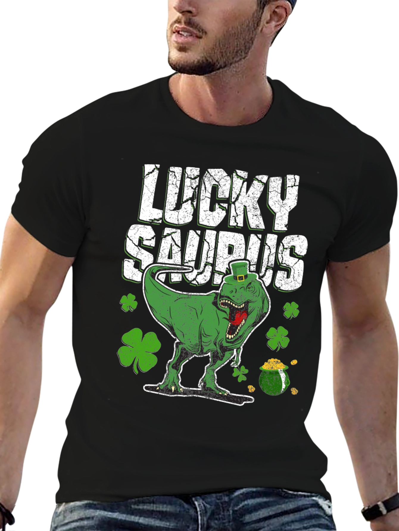 Lucky Saurus St. Patricks Day T-Shirt