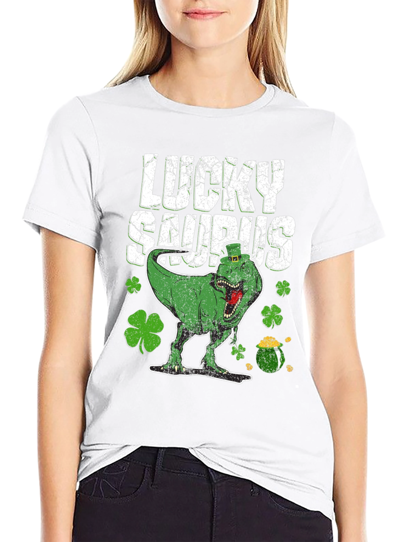 Lucky Saurus St. Patricks Day T-Shirt