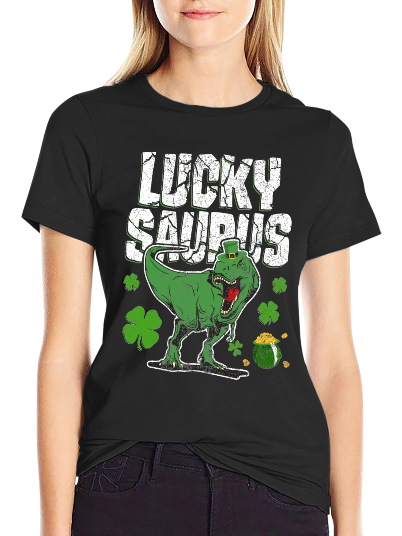 Lucky Saurus St. Patricks Day T-Shirt