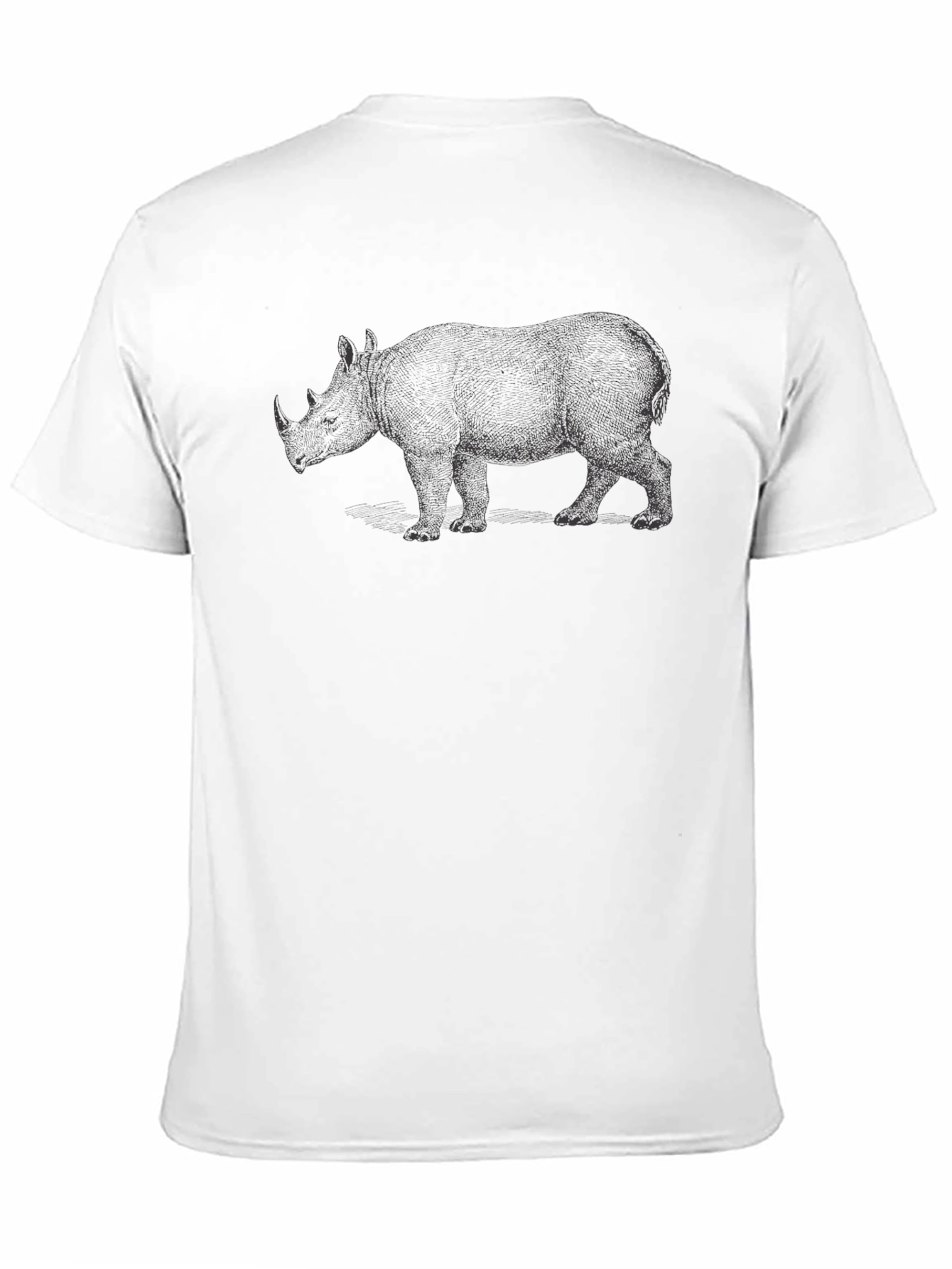 Rhino Graphic T-Shirt - Casual Cotton Tee