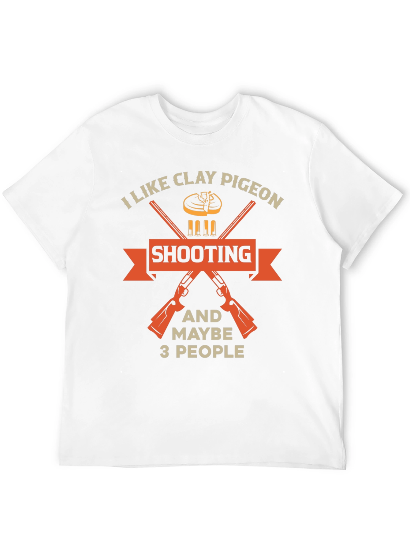 Clay Pigeon Shooting T-Shirt - Funny Hunter Tee
