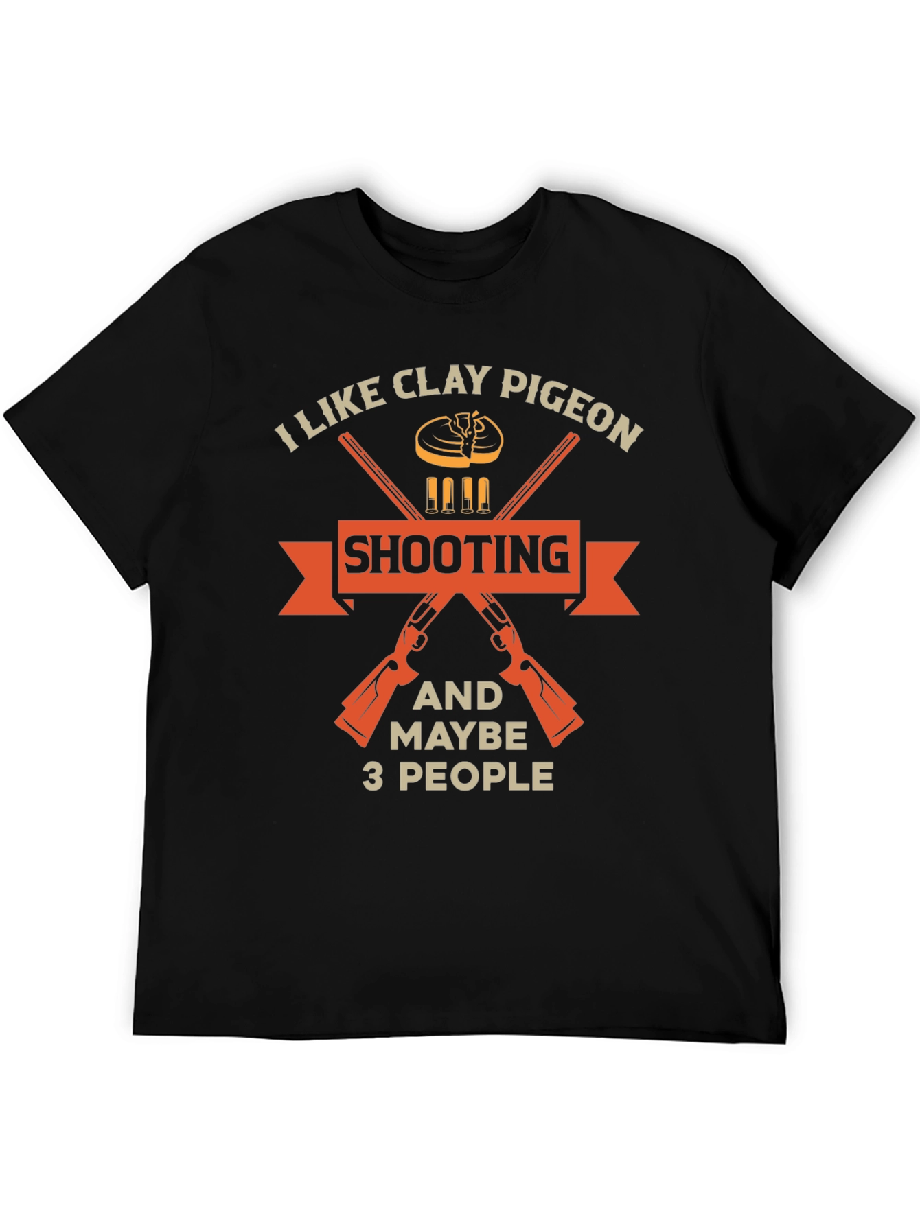 Clay Pigeon Shooting T-Shirt - Funny Hunter Tee