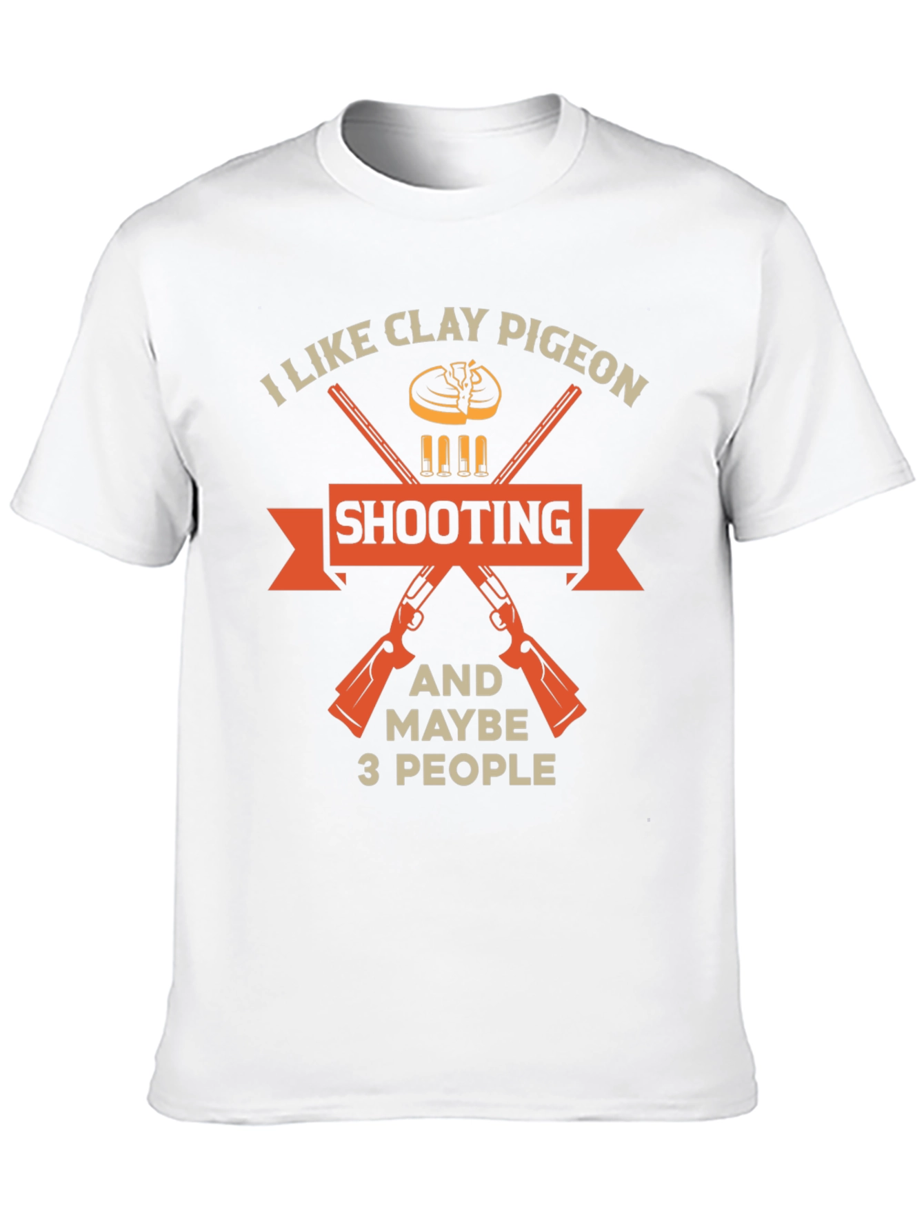 Clay Pigeon Shooting T-Shirt - Funny Hunter Tee