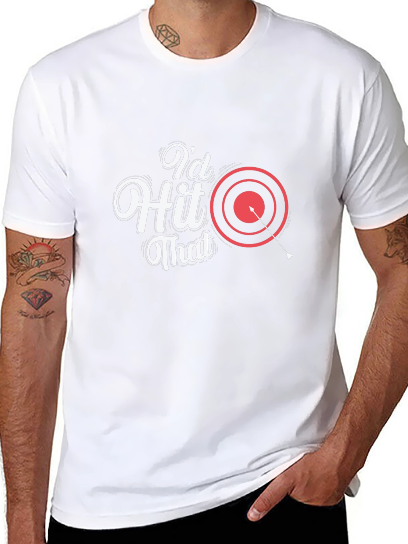 Id Hit That T-Shirt - Funny Archery Tee