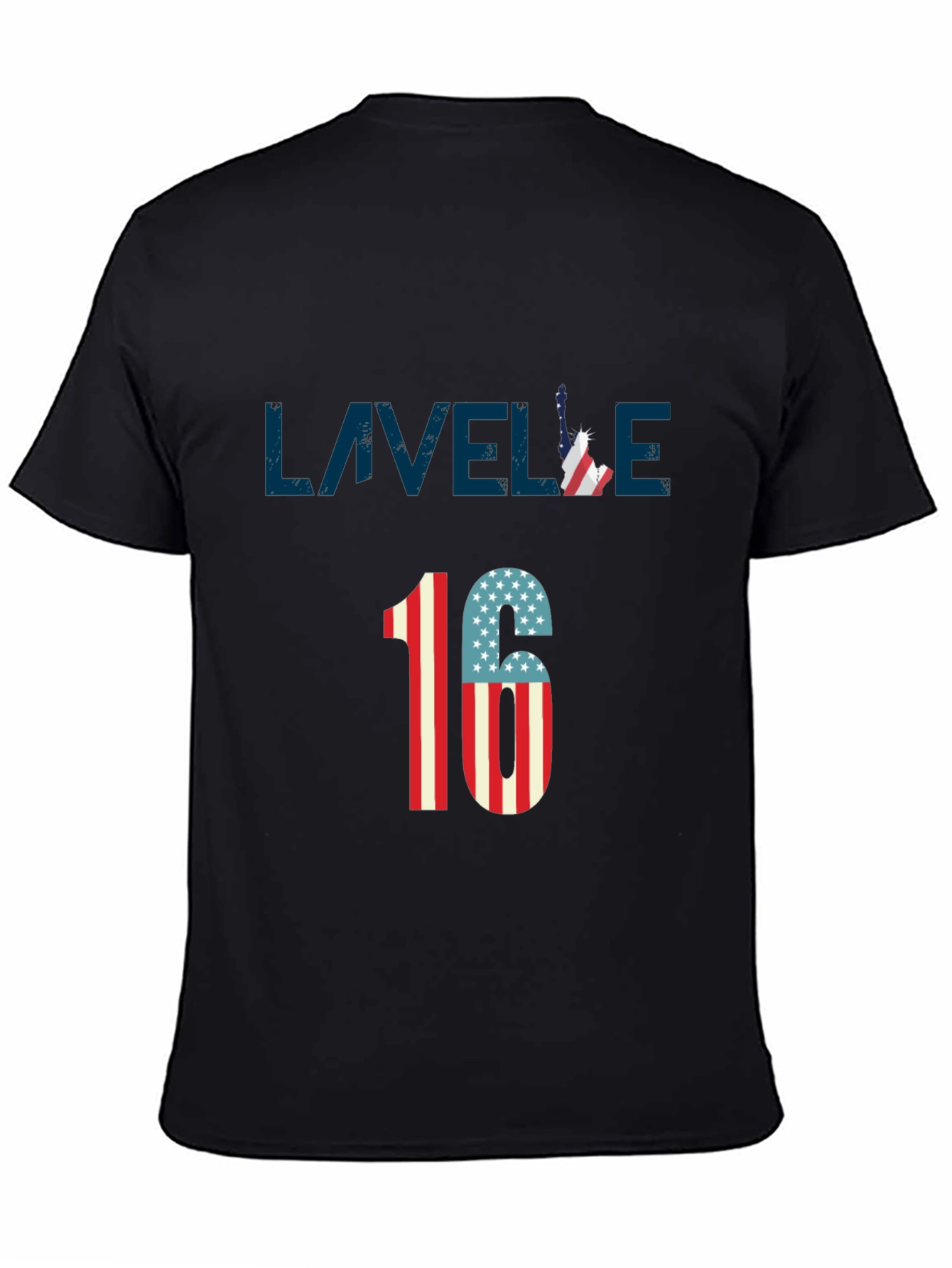 Lavelle 16 Patriotic Graphic Tee - Black