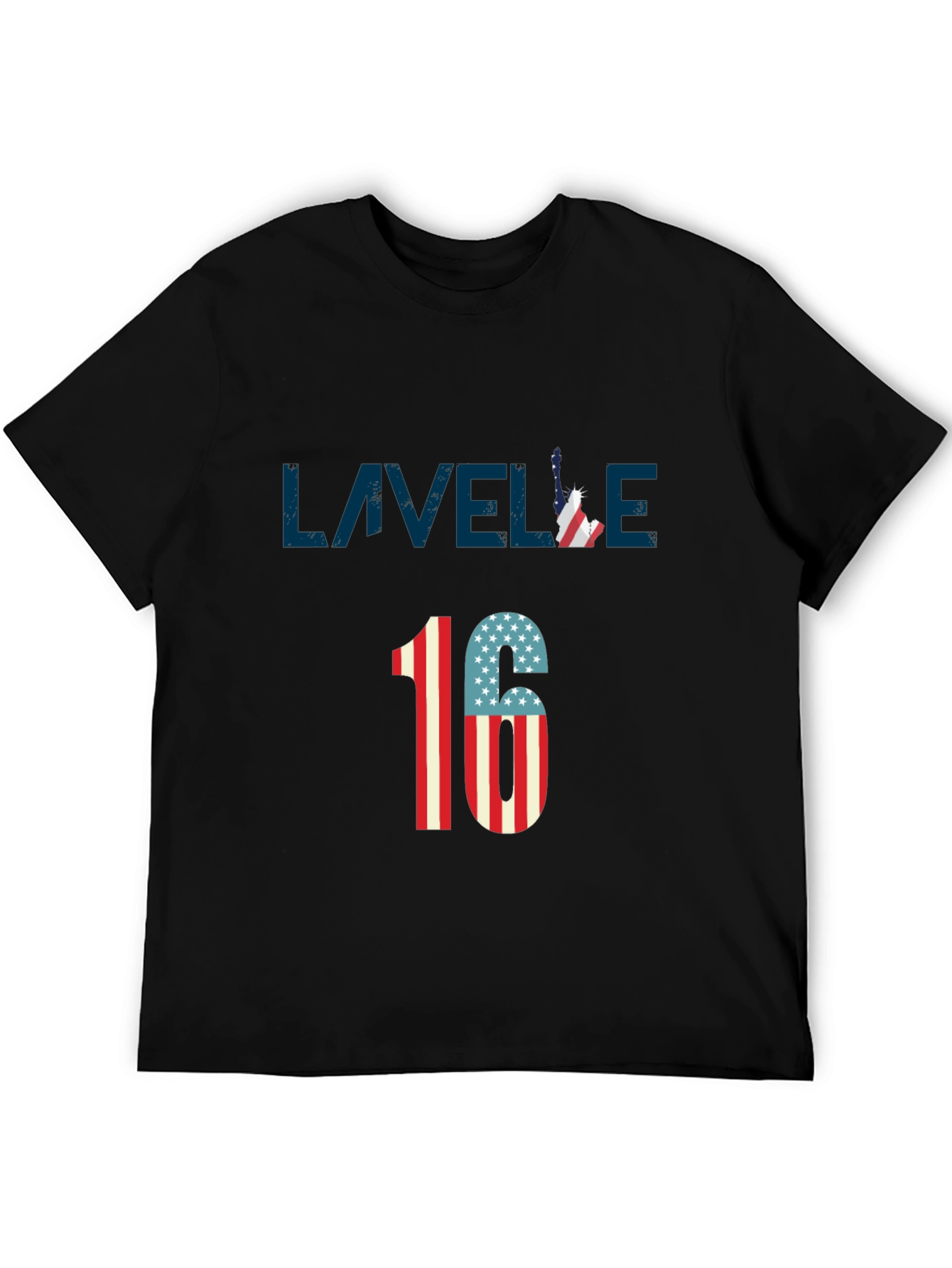 Lavelle 16 Patriotic Graphic Tee - Black