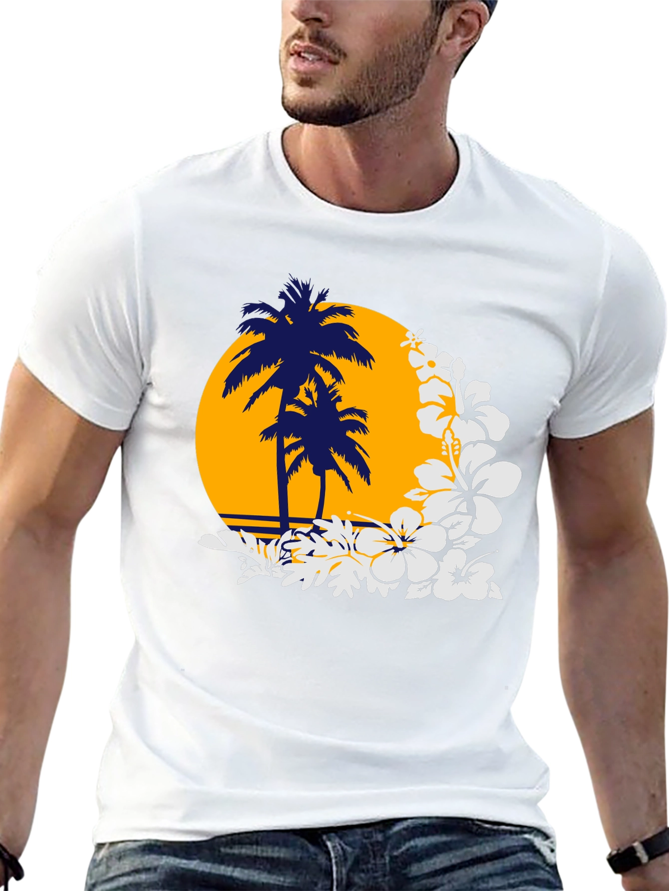 Tropical Sunset Graphic Tee