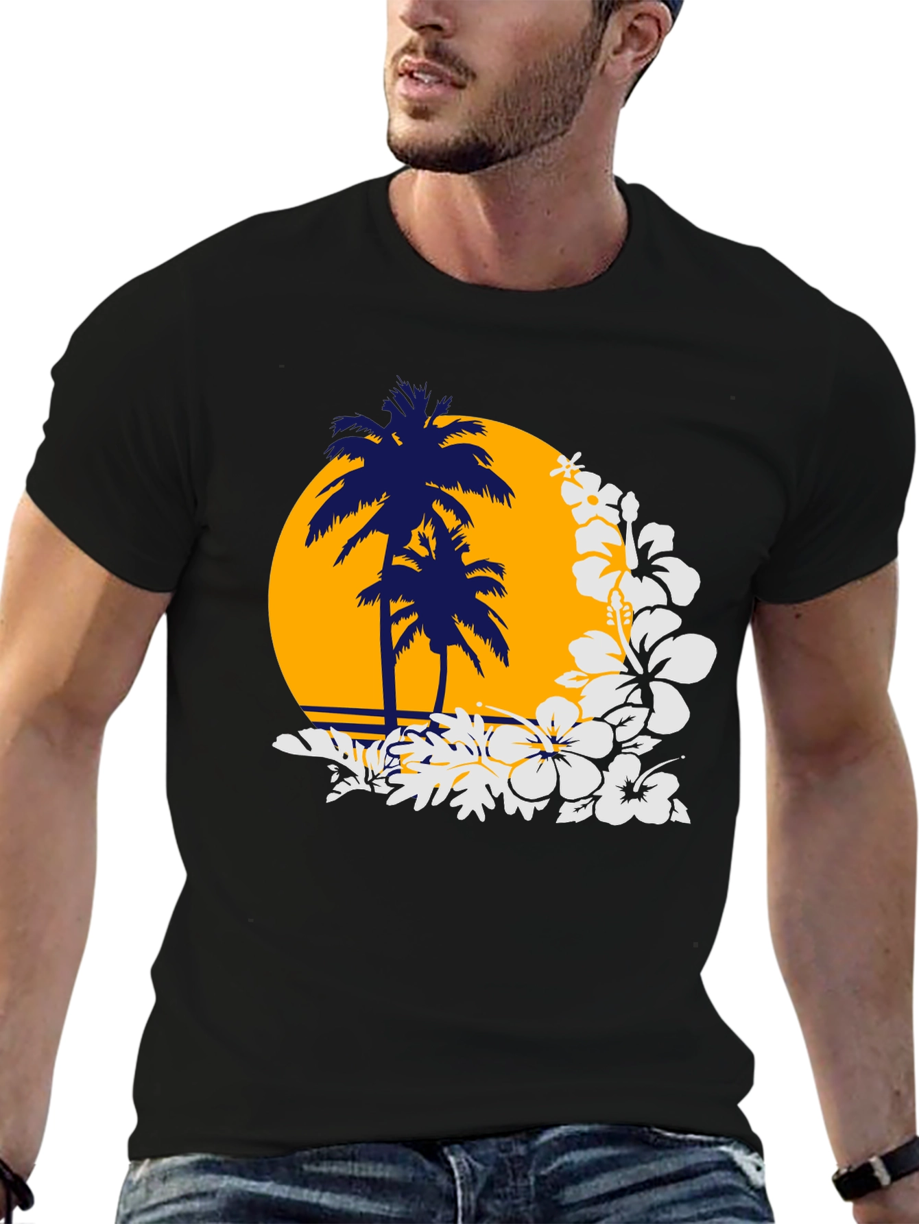 Tropical Sunset Graphic Tee