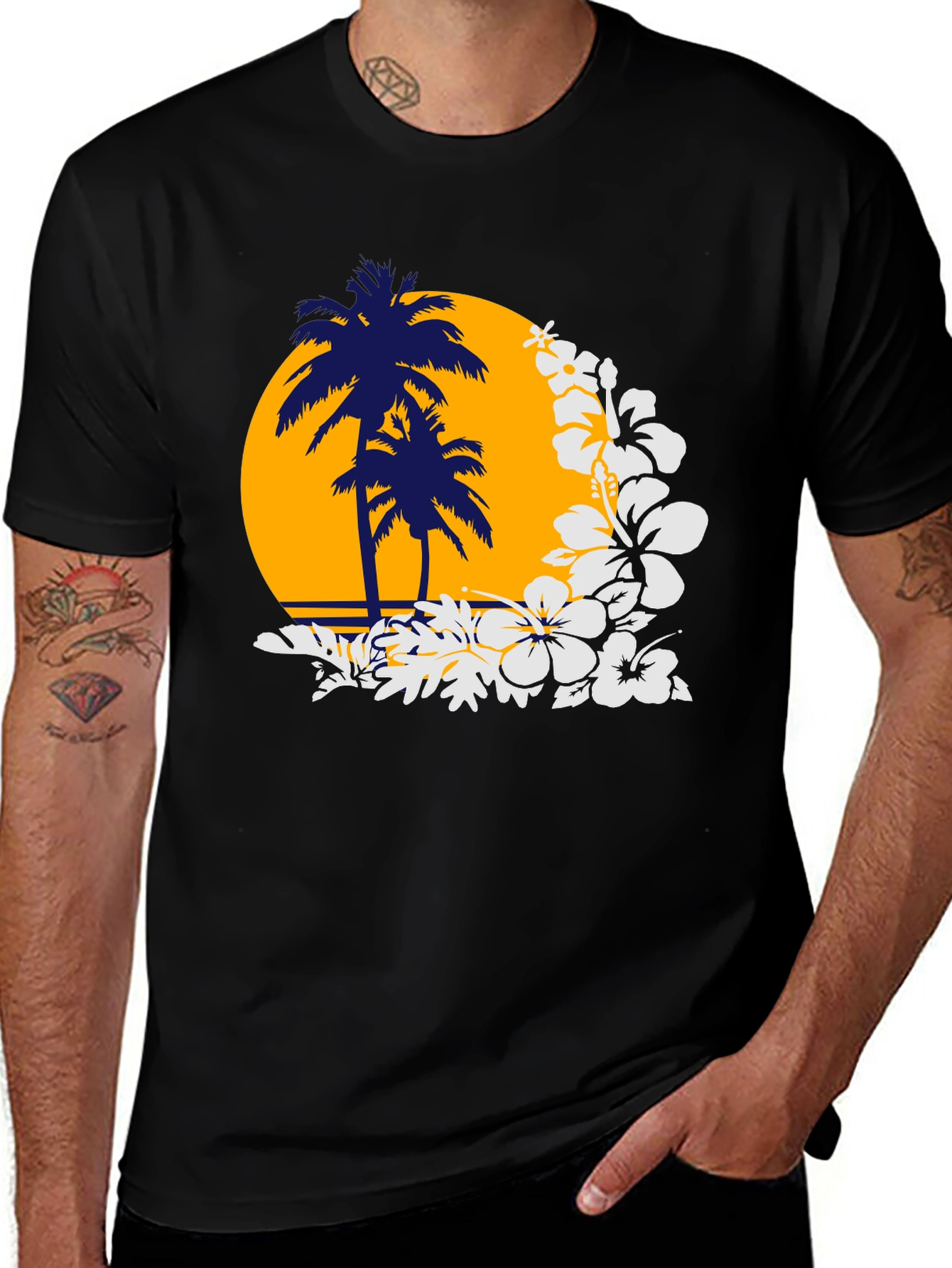Tropical Sunset Graphic Tee