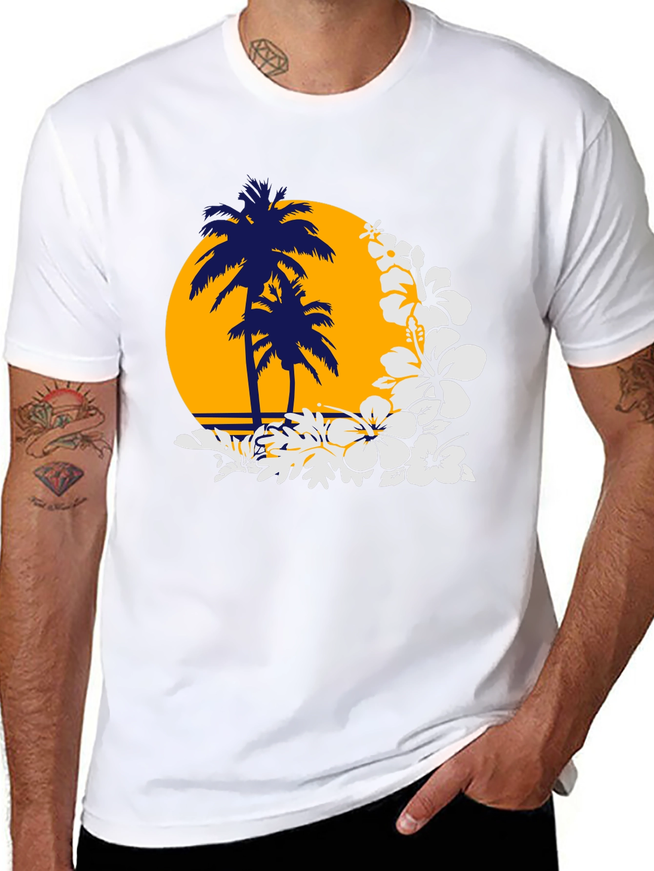 Tropical Sunset Graphic Tee
