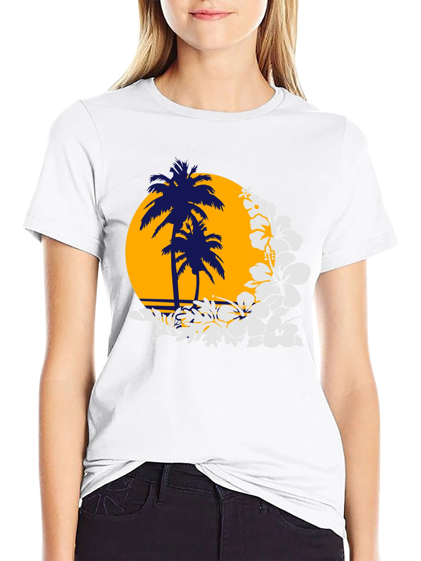 Tropical Sunset Graphic Tee