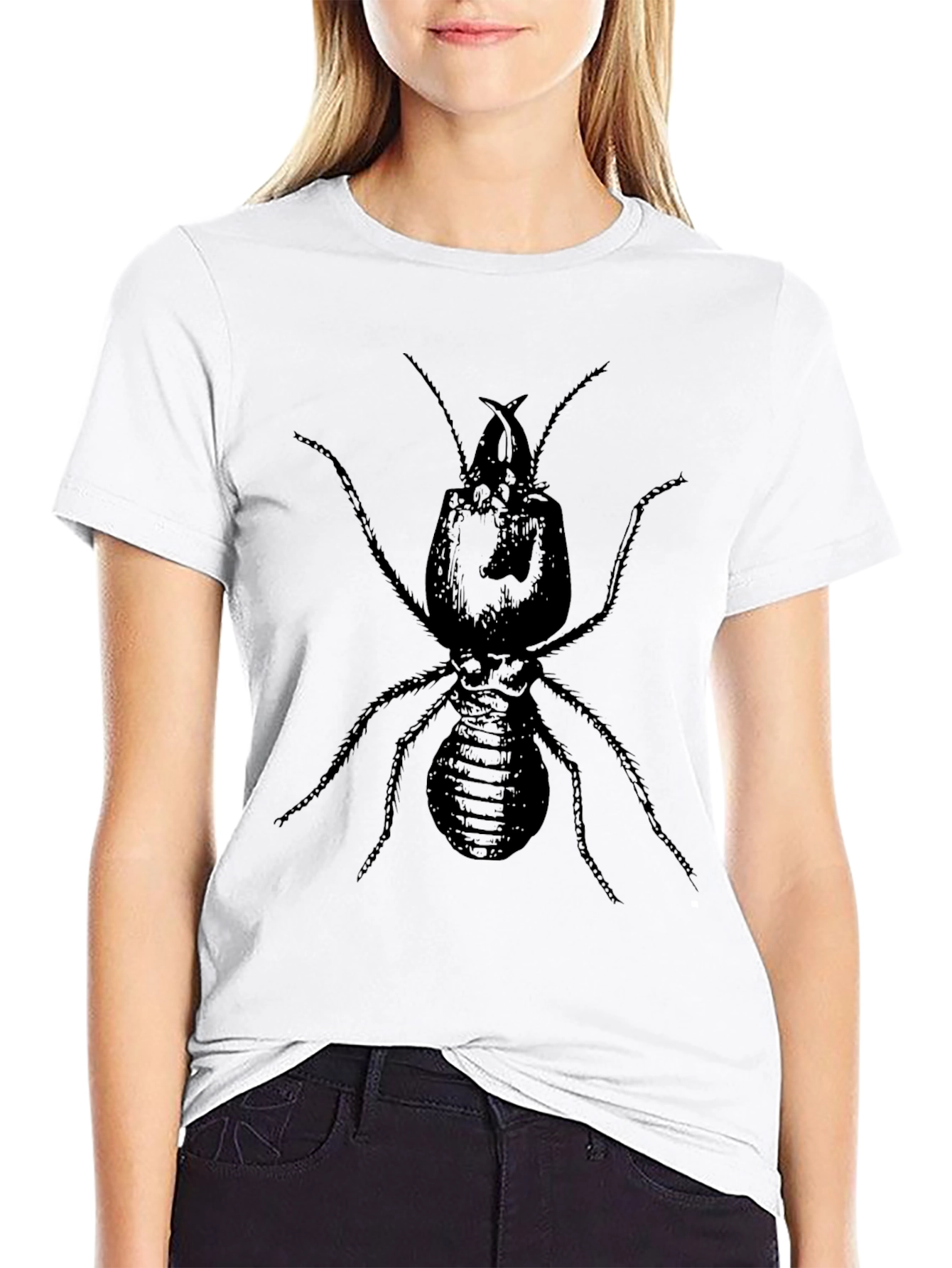 Ant Graphic Black Tee
