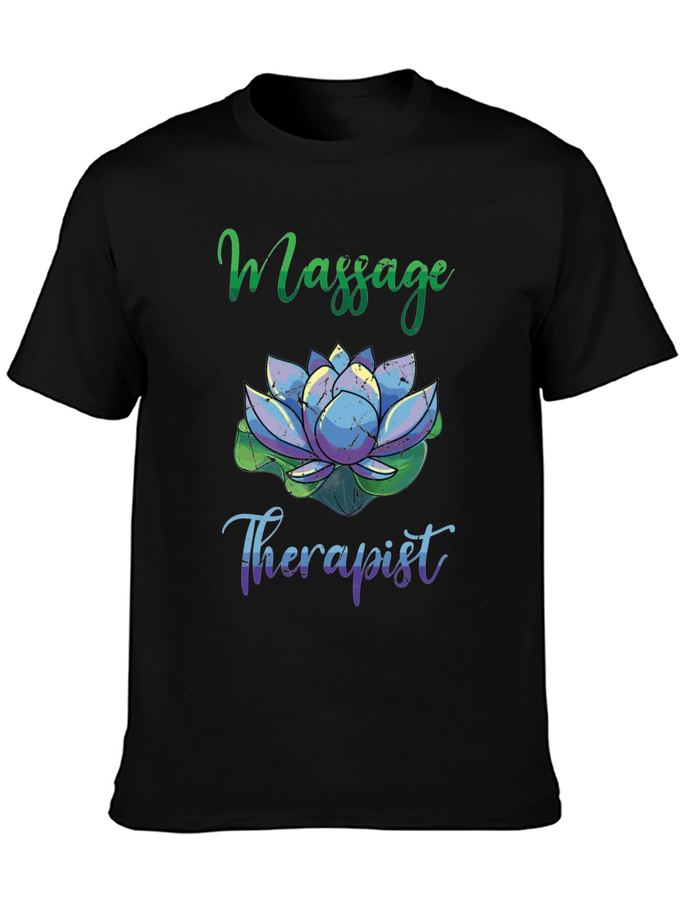 Massage Therapist Lotus Flower T-Shirt