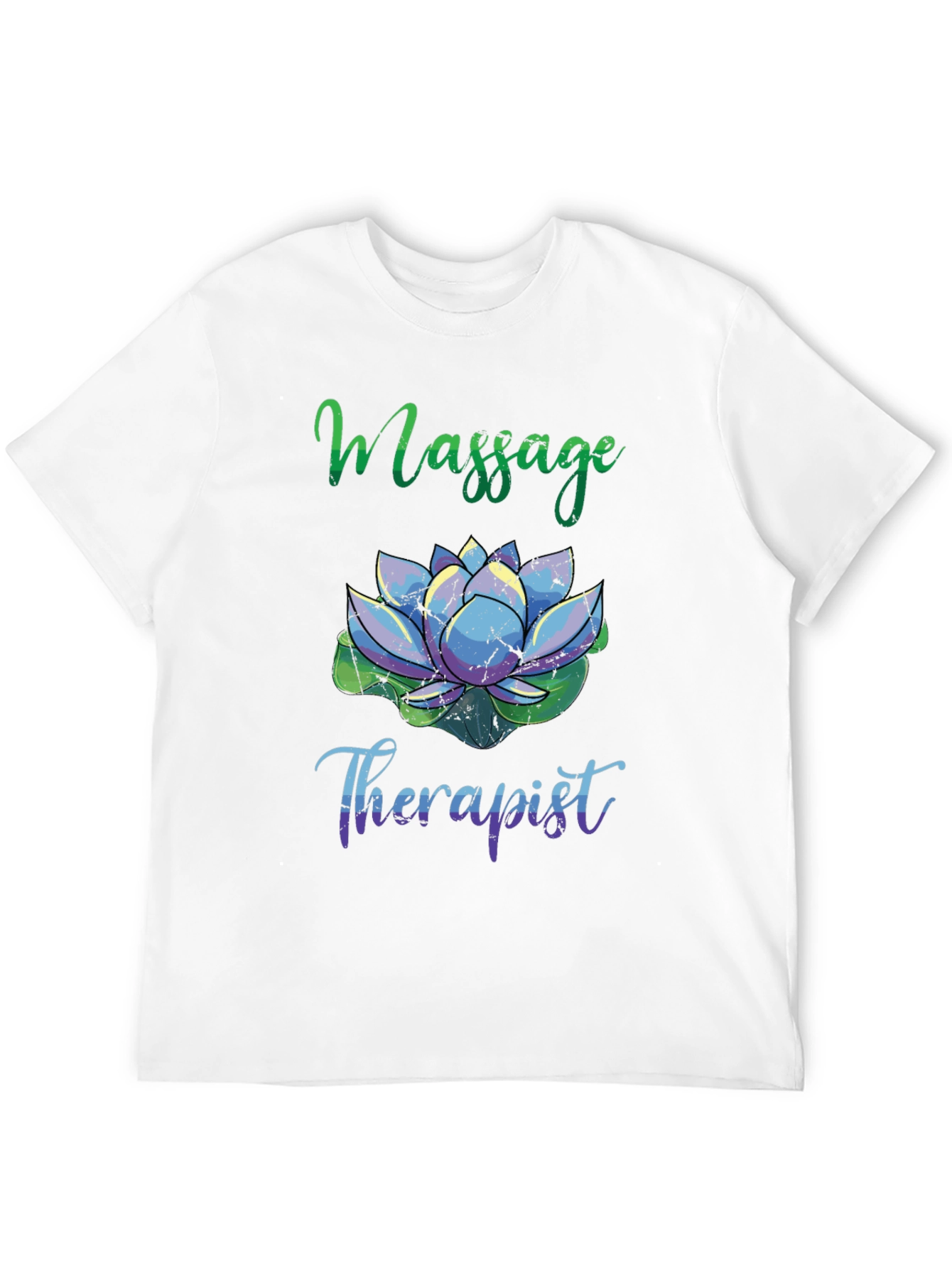 Massage Therapist Lotus Flower T-Shirt