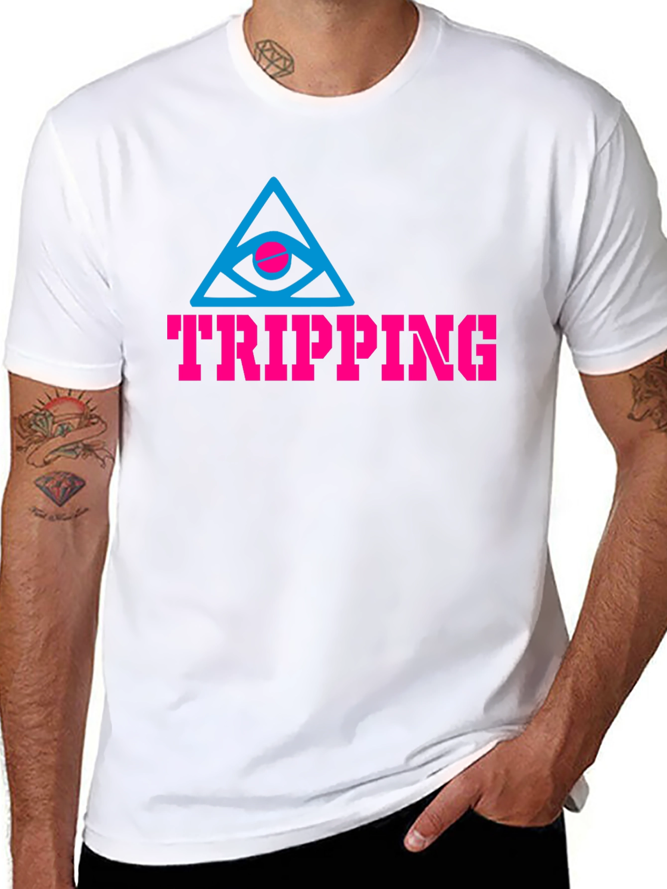 Tripping All Seeing Eye Graphic Tee