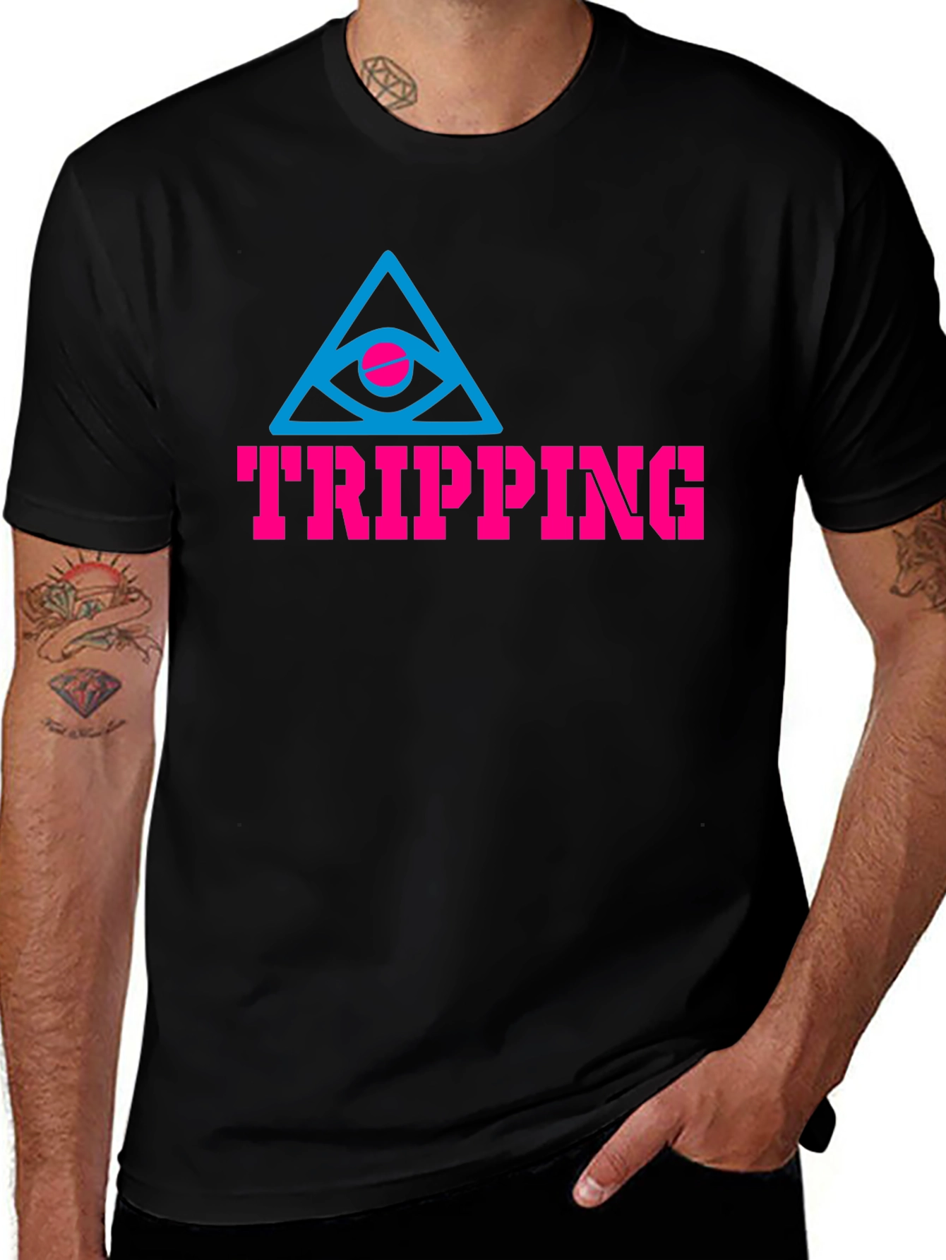 Tripping All Seeing Eye Graphic Tee