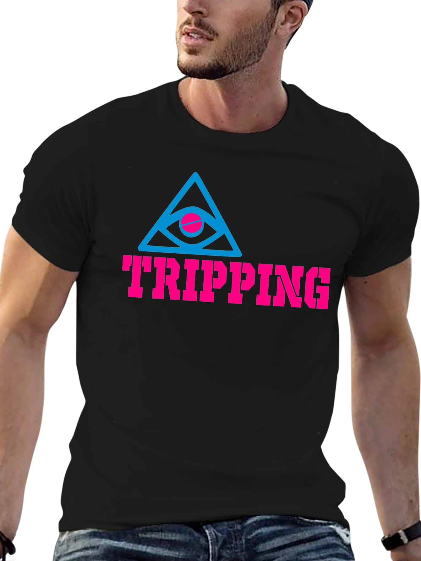 Tripping All Seeing Eye Graphic Tee