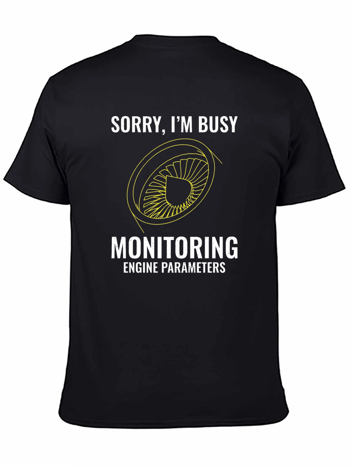 Busy Monitoring Engine Parameters Graphic T-Shirt