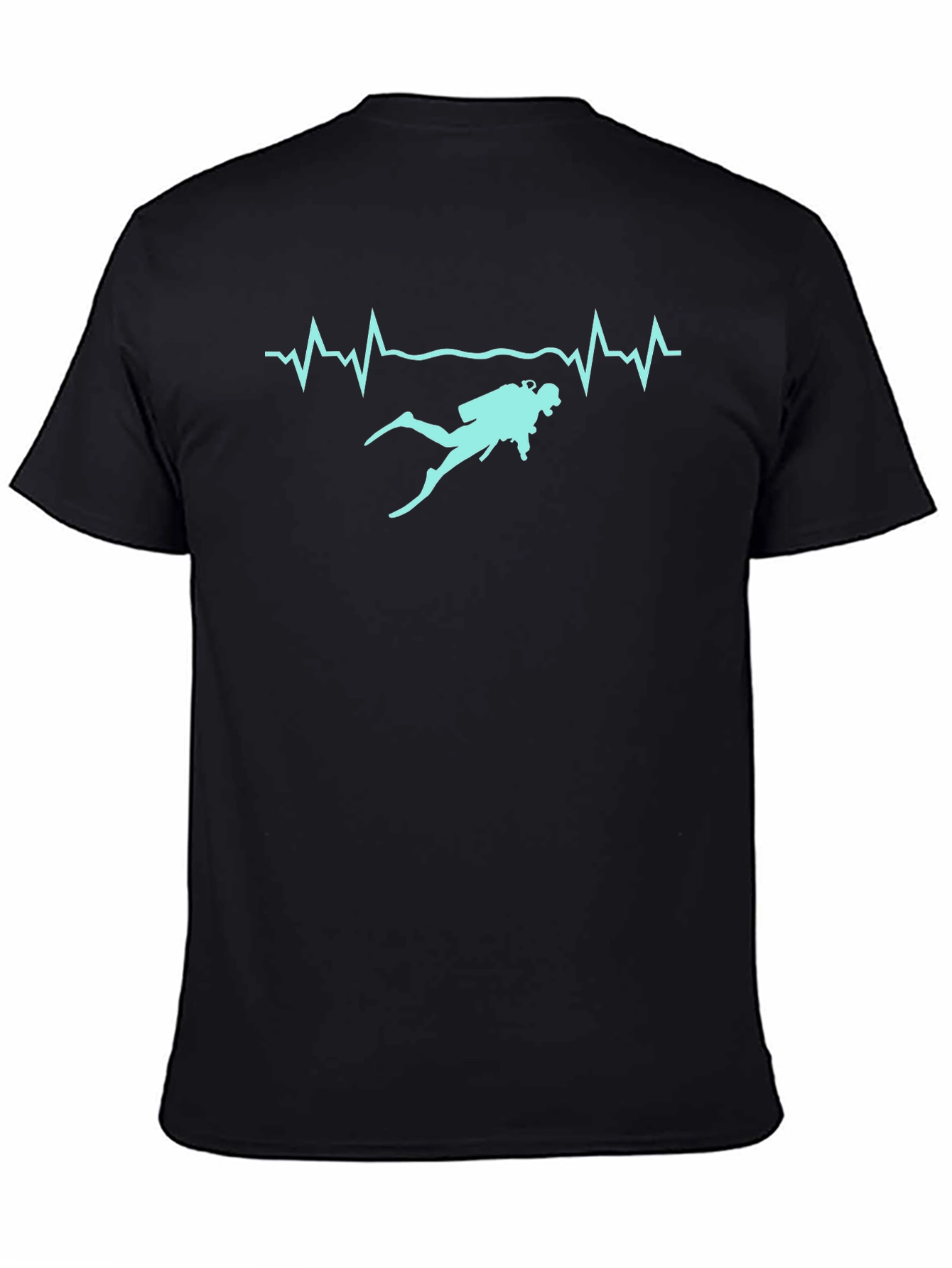 Diver Heartbeat Graphic T-Shirt