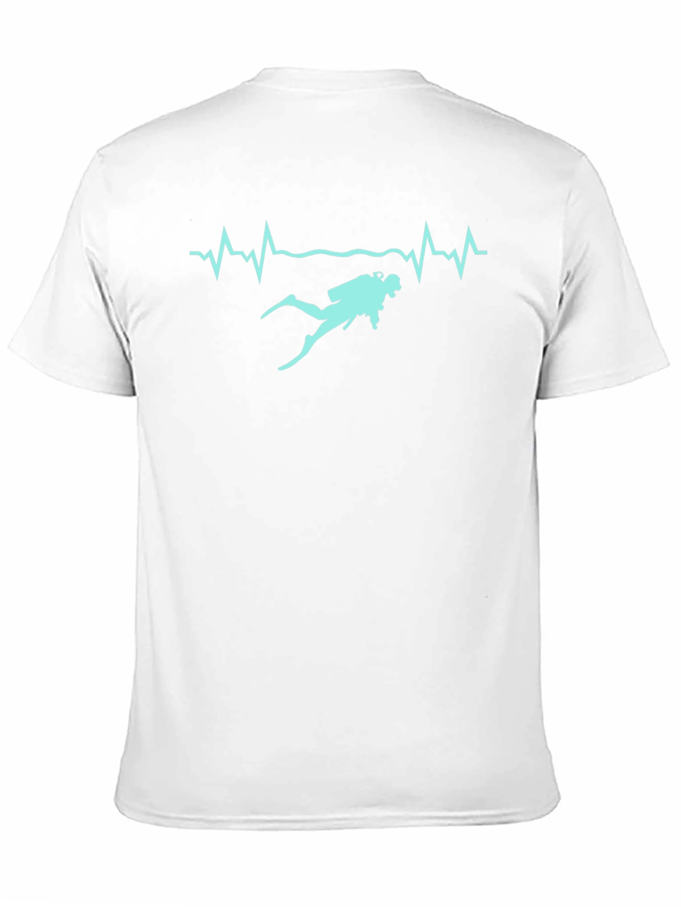 Diver Heartbeat Graphic T-Shirt