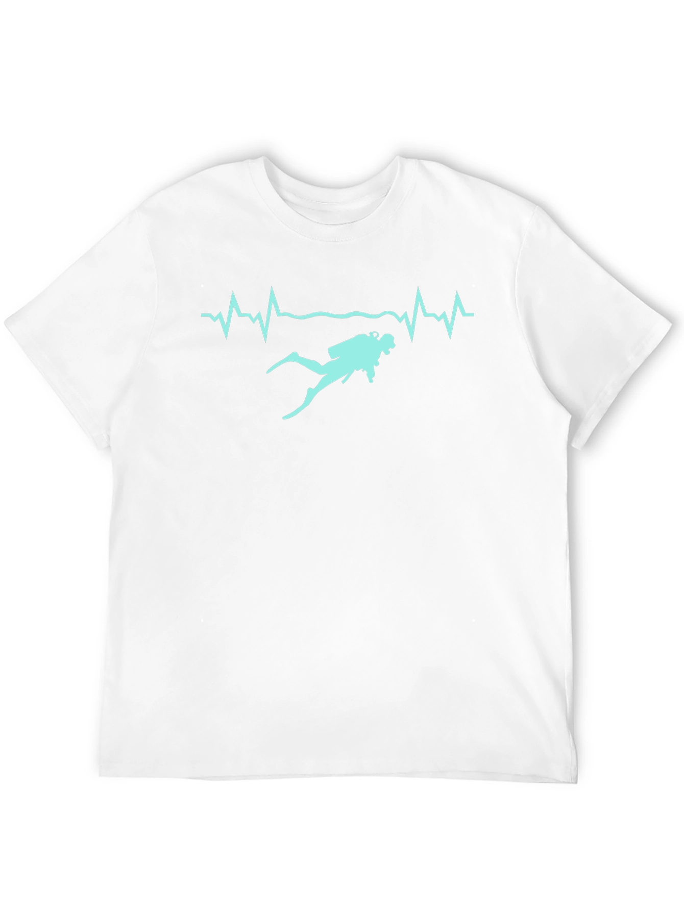 Diver Heartbeat Graphic T-Shirt