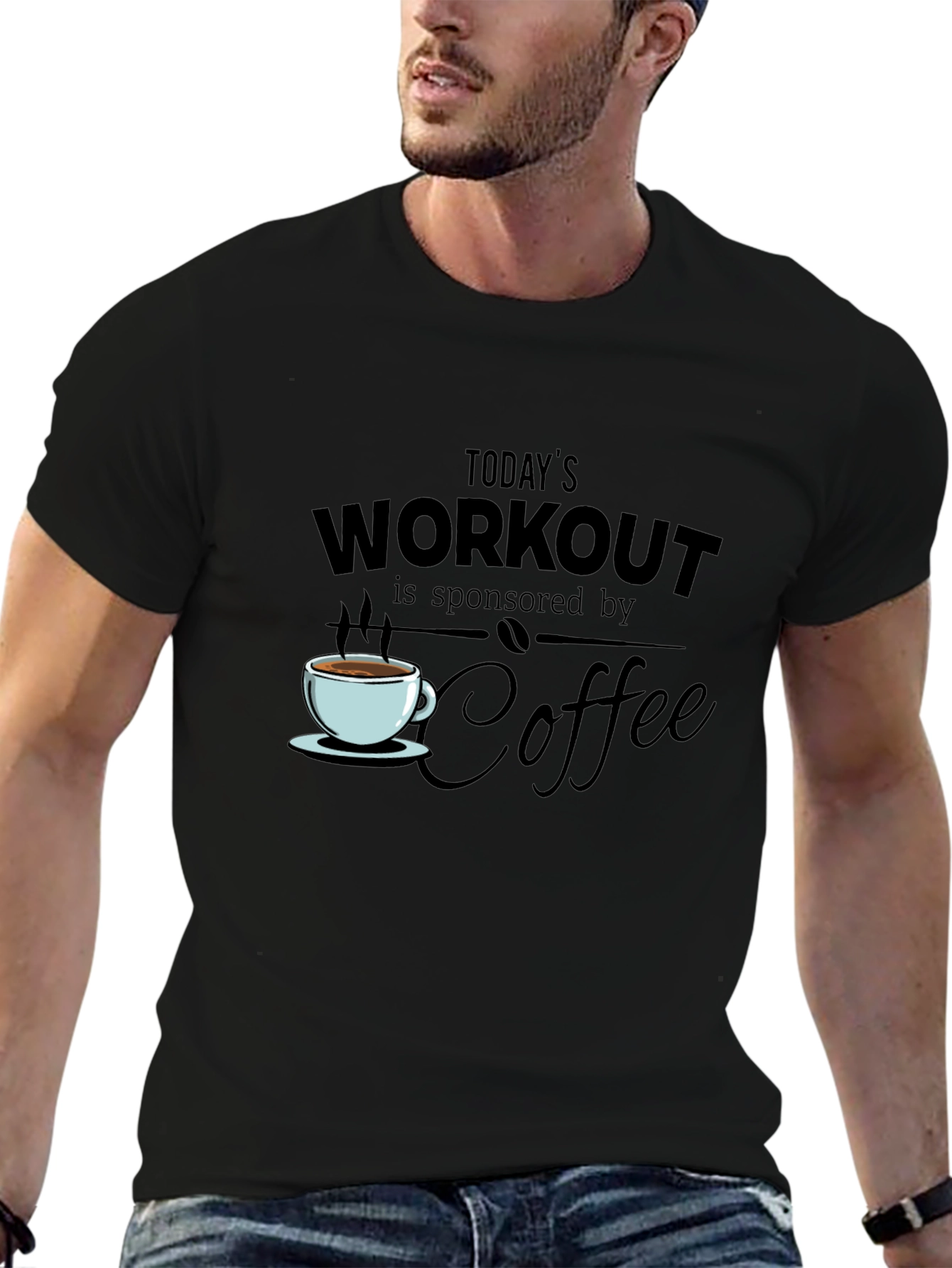 Workout Coffee T-Shirt - Sponsored by Coffee!