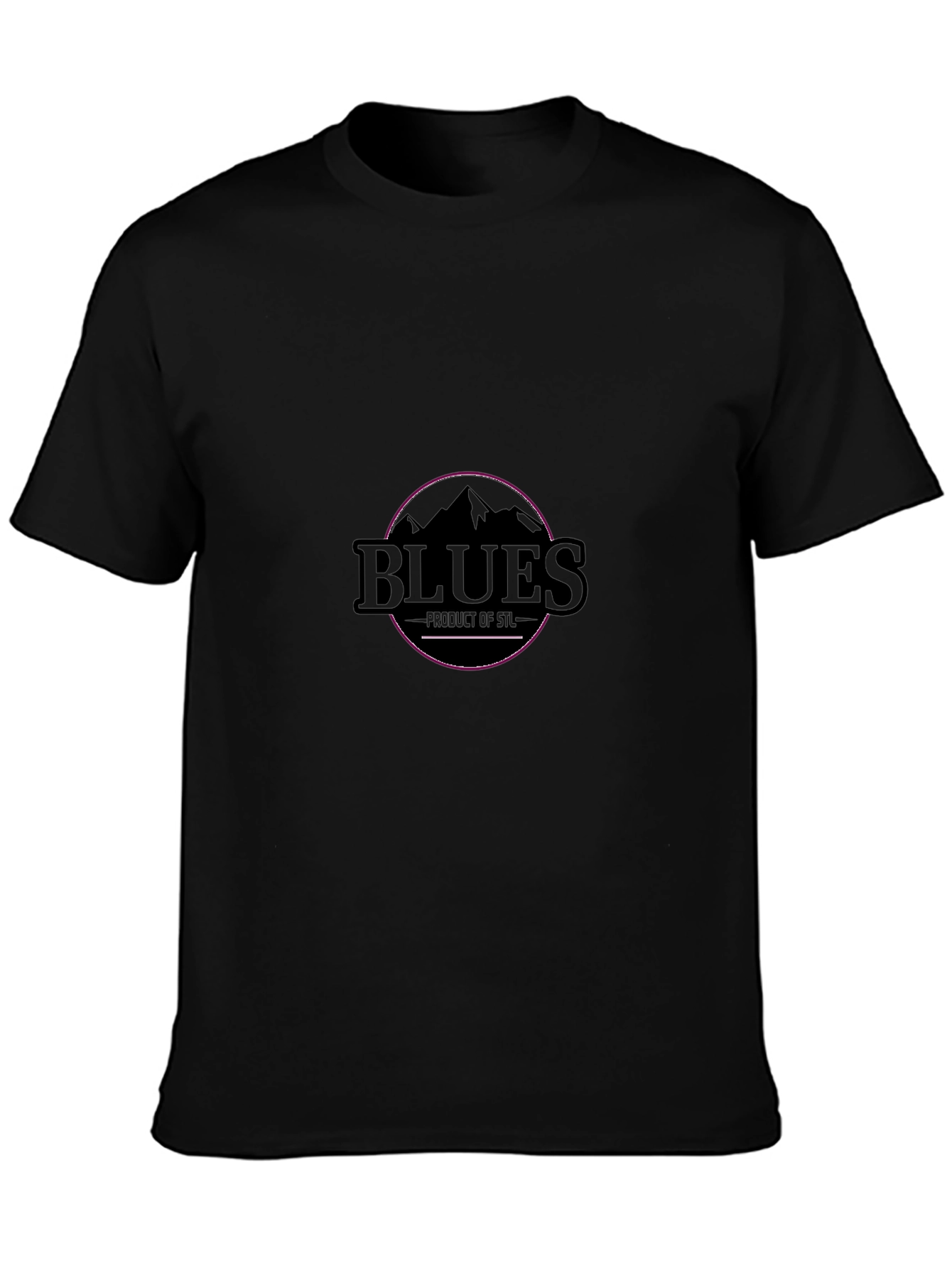 Blues STL Graphic T-Shirt - Black