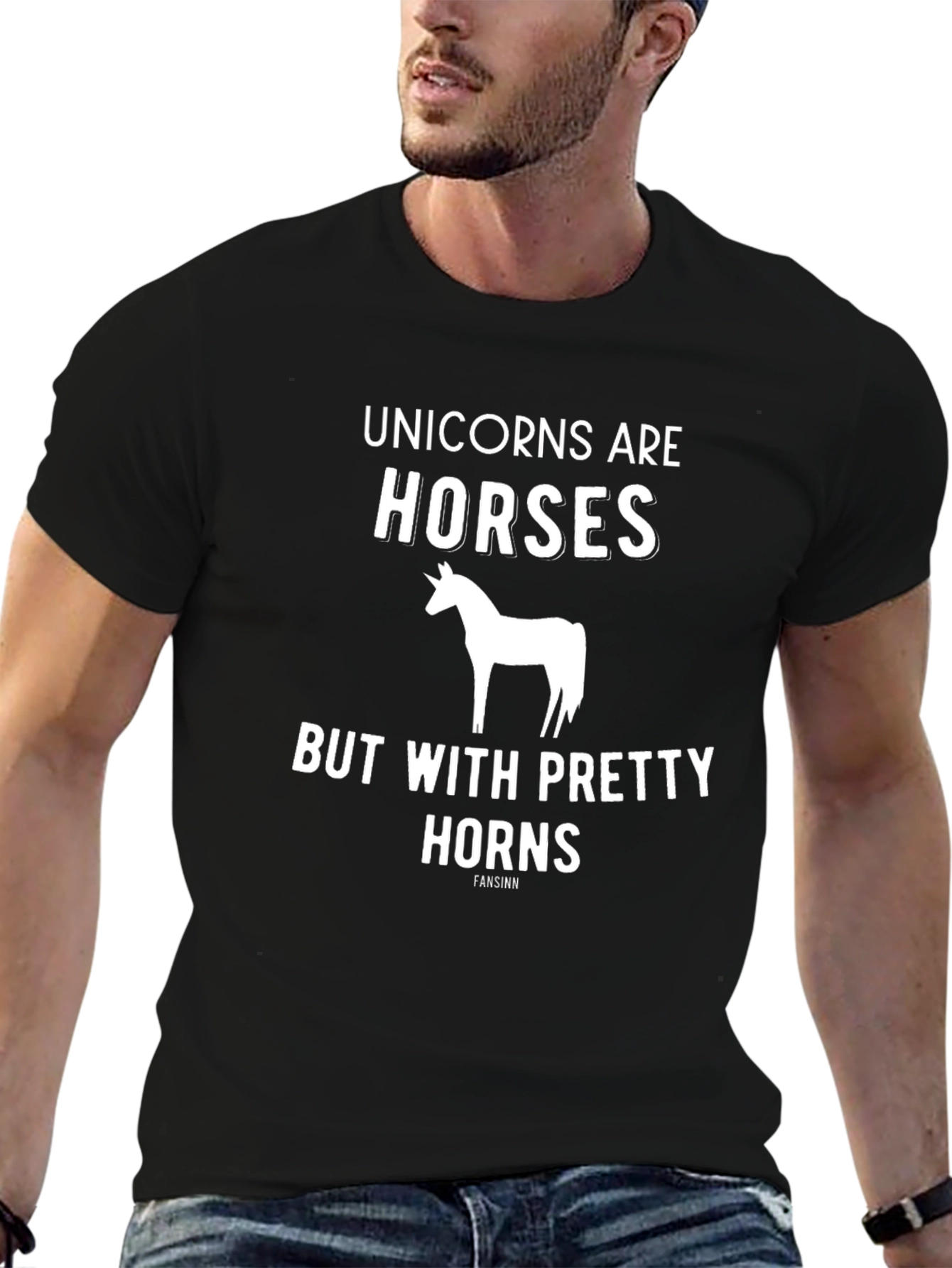 Unicorns Are Horses Funny T-Shirt