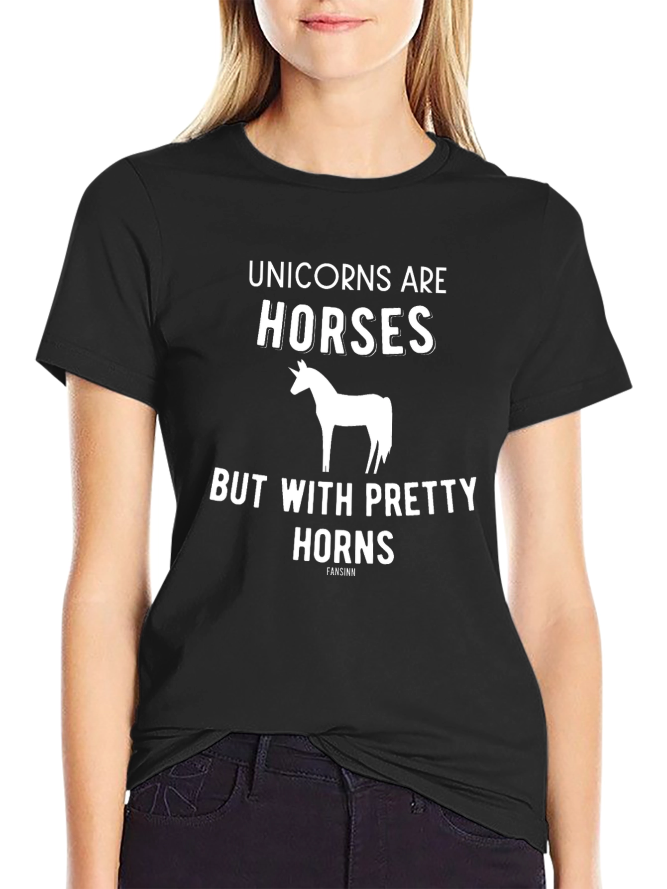Unicorns Are Horses Funny T-Shirt