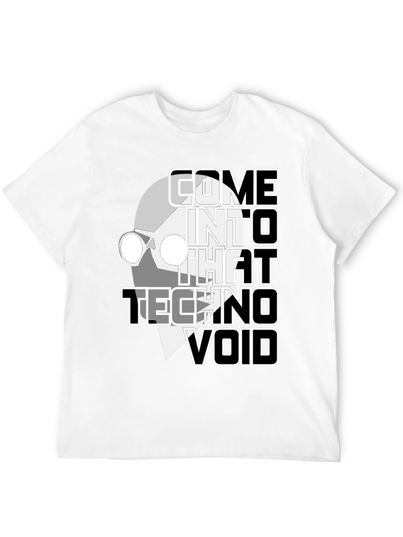 Techno Void Graphic Tee - Unique Style