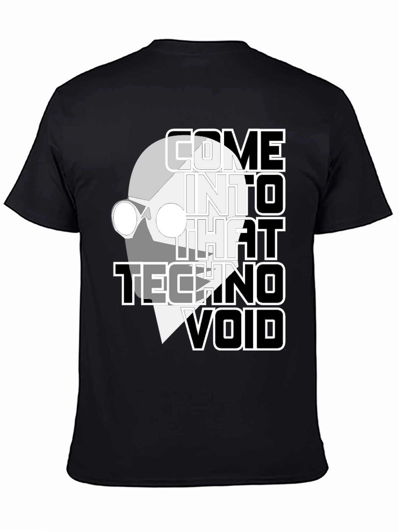 Techno Void Graphic Tee - Unique Style