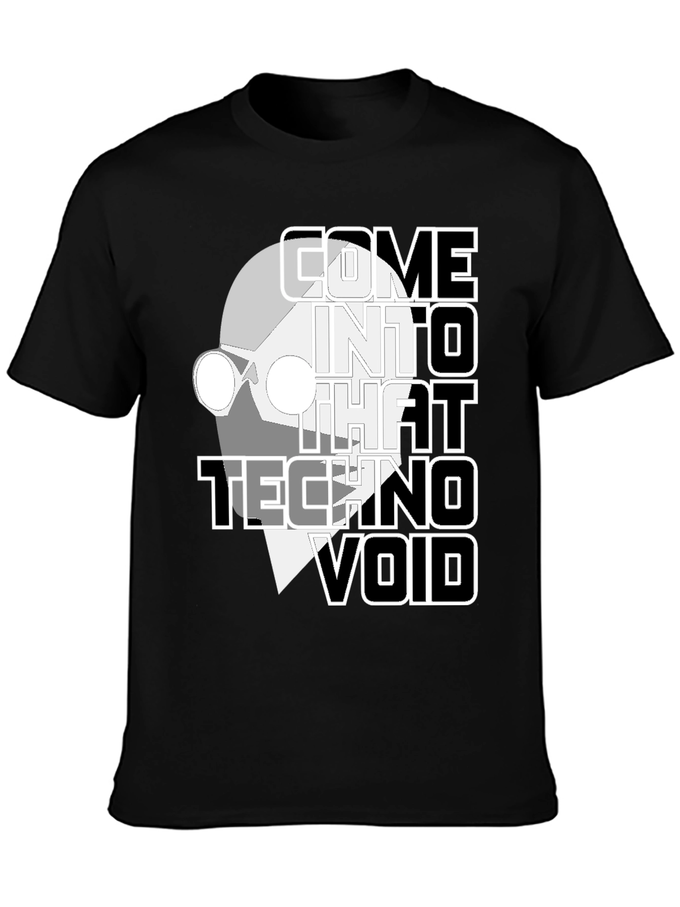 Techno Void Graphic Tee - Unique Style