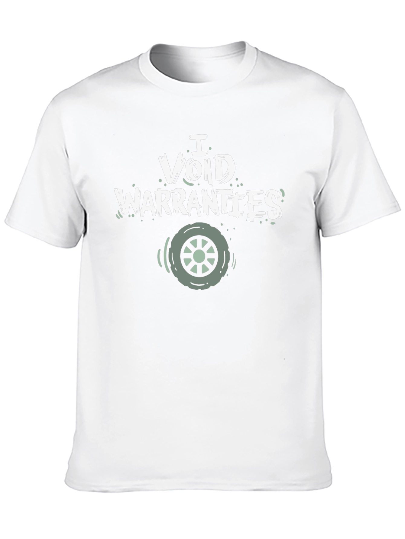 I Void Warranties Graphic Tee - Black Cotton T-Shirt