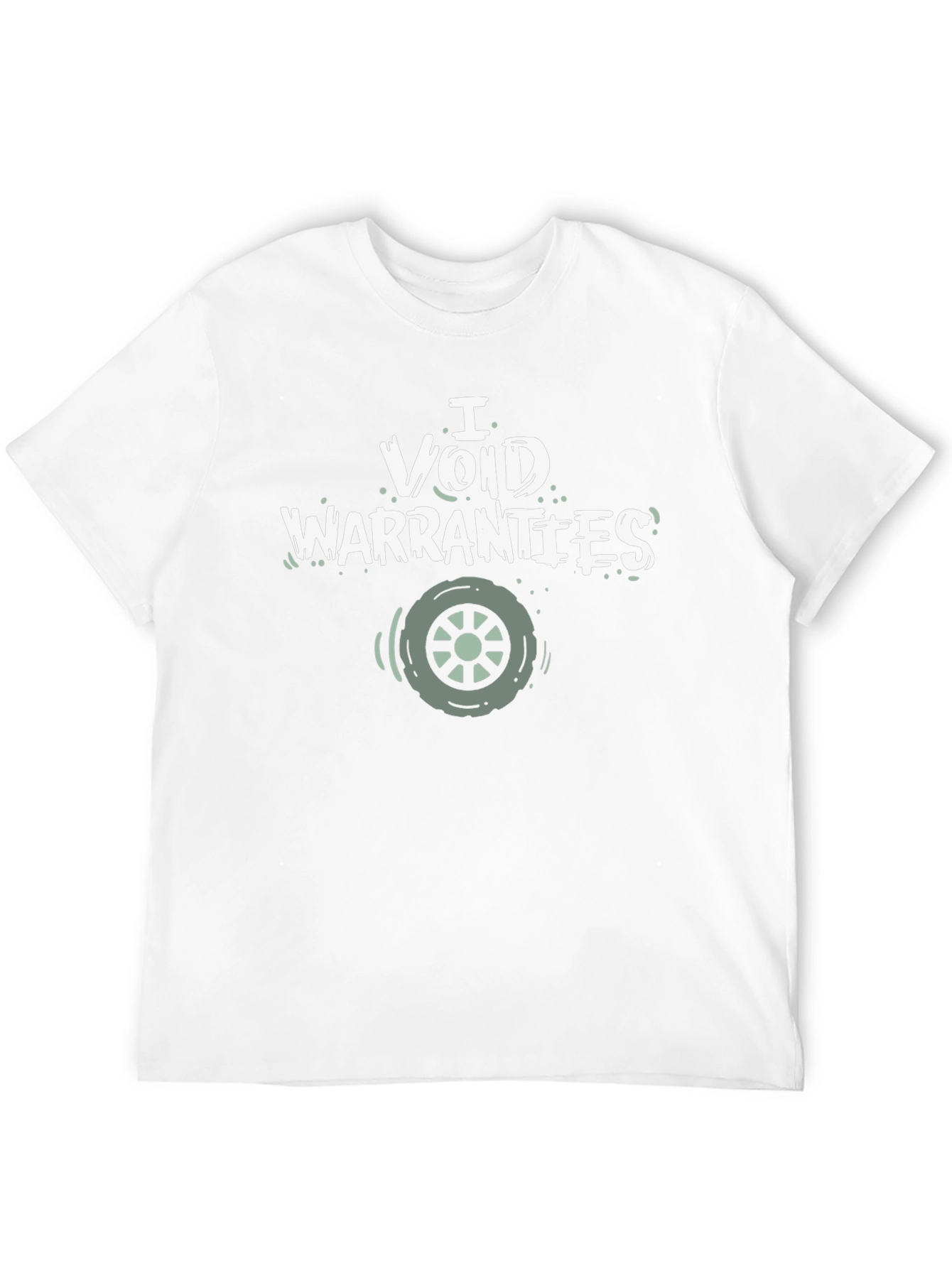 I Void Warranties Graphic Tee - Black Cotton T-Shirt