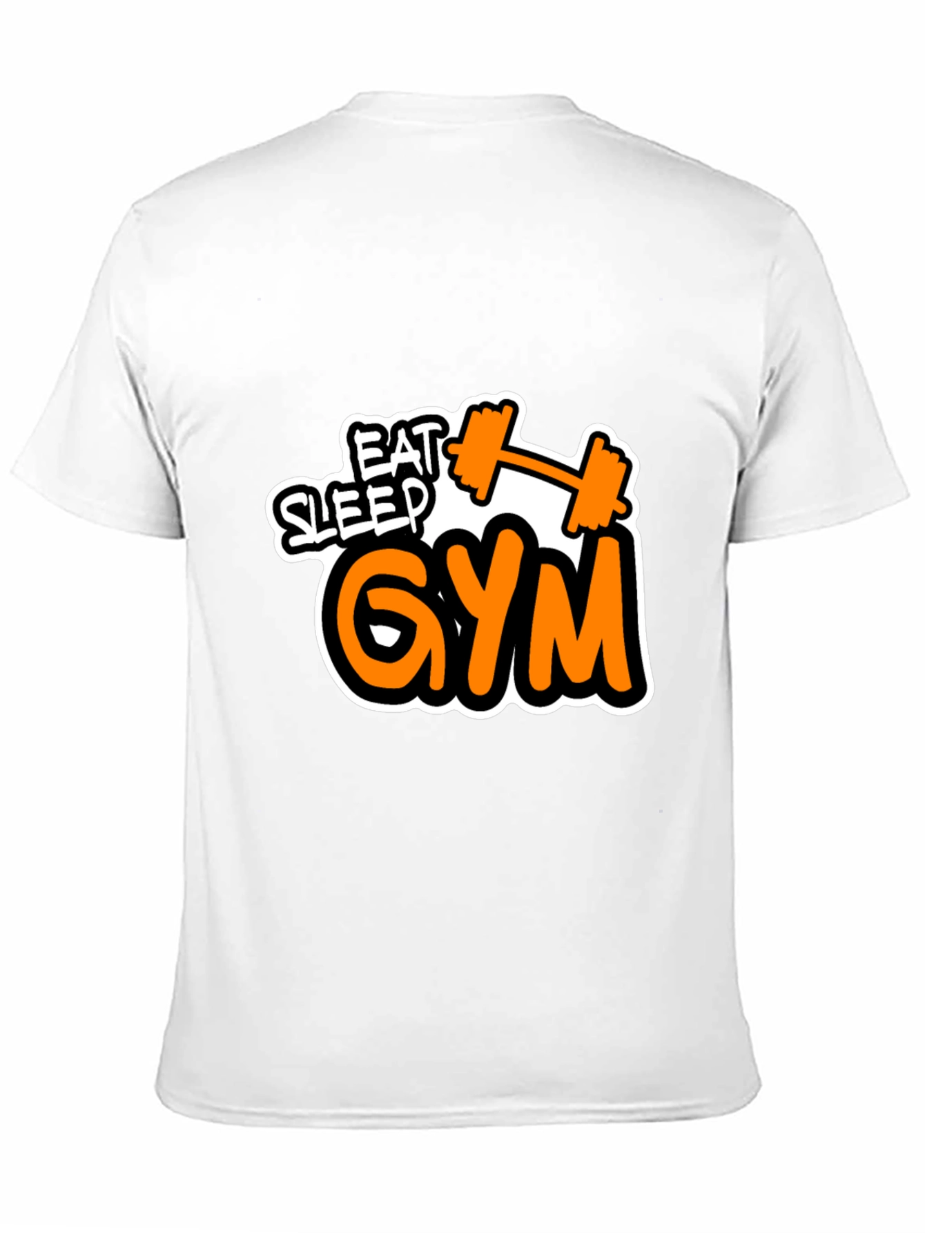 Eat Sleep Gym Graphic T-Shirt Fitness Workout Tee