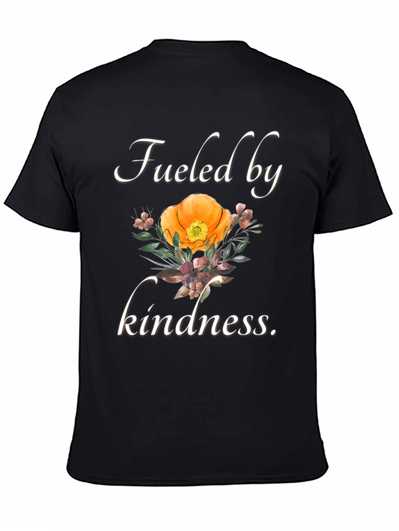 Fueled by Kindness T-Shirt - Floral Graphic Tee