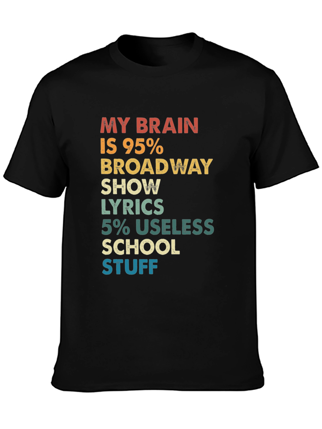 Broadway Show Lyrics T-Shirt