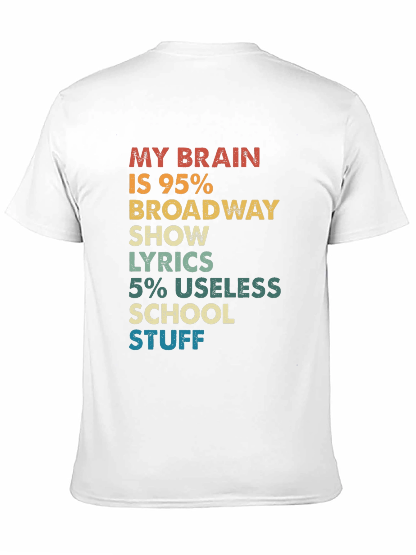 Broadway Show Lyrics T-Shirt