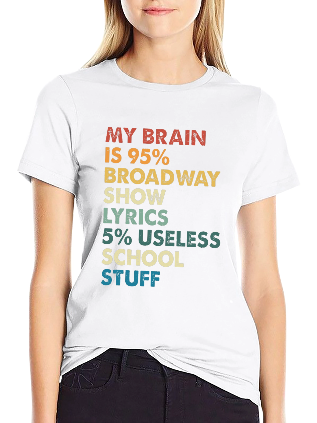 Broadway Show Lyrics T-Shirt