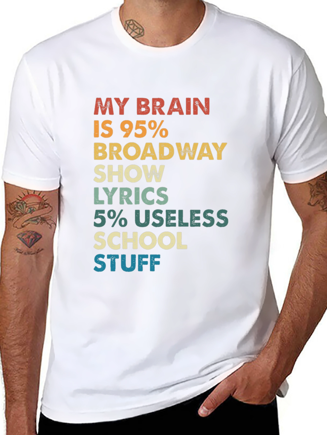 Broadway Show Lyrics T-Shirt