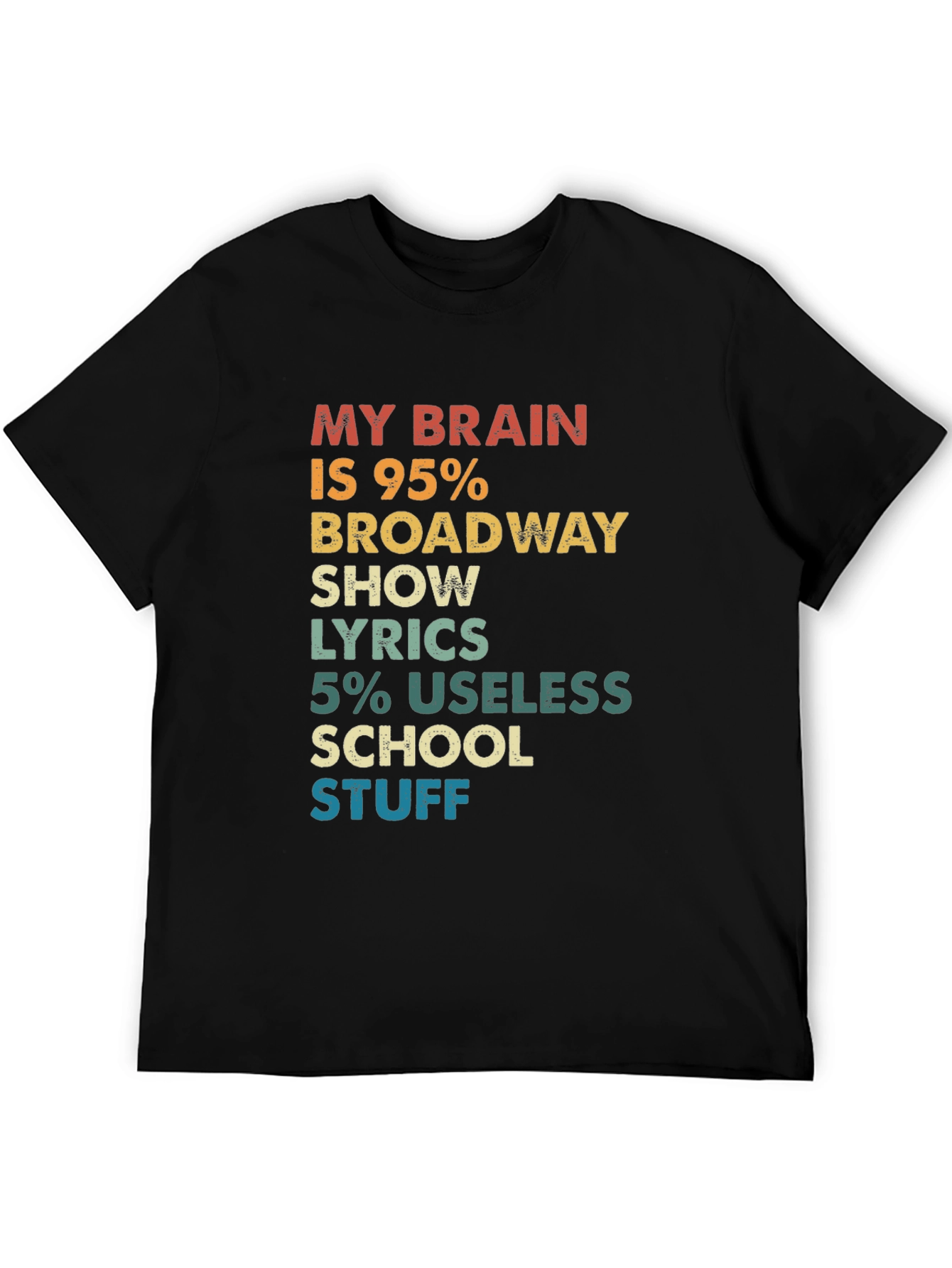 Broadway Show Lyrics T-Shirt