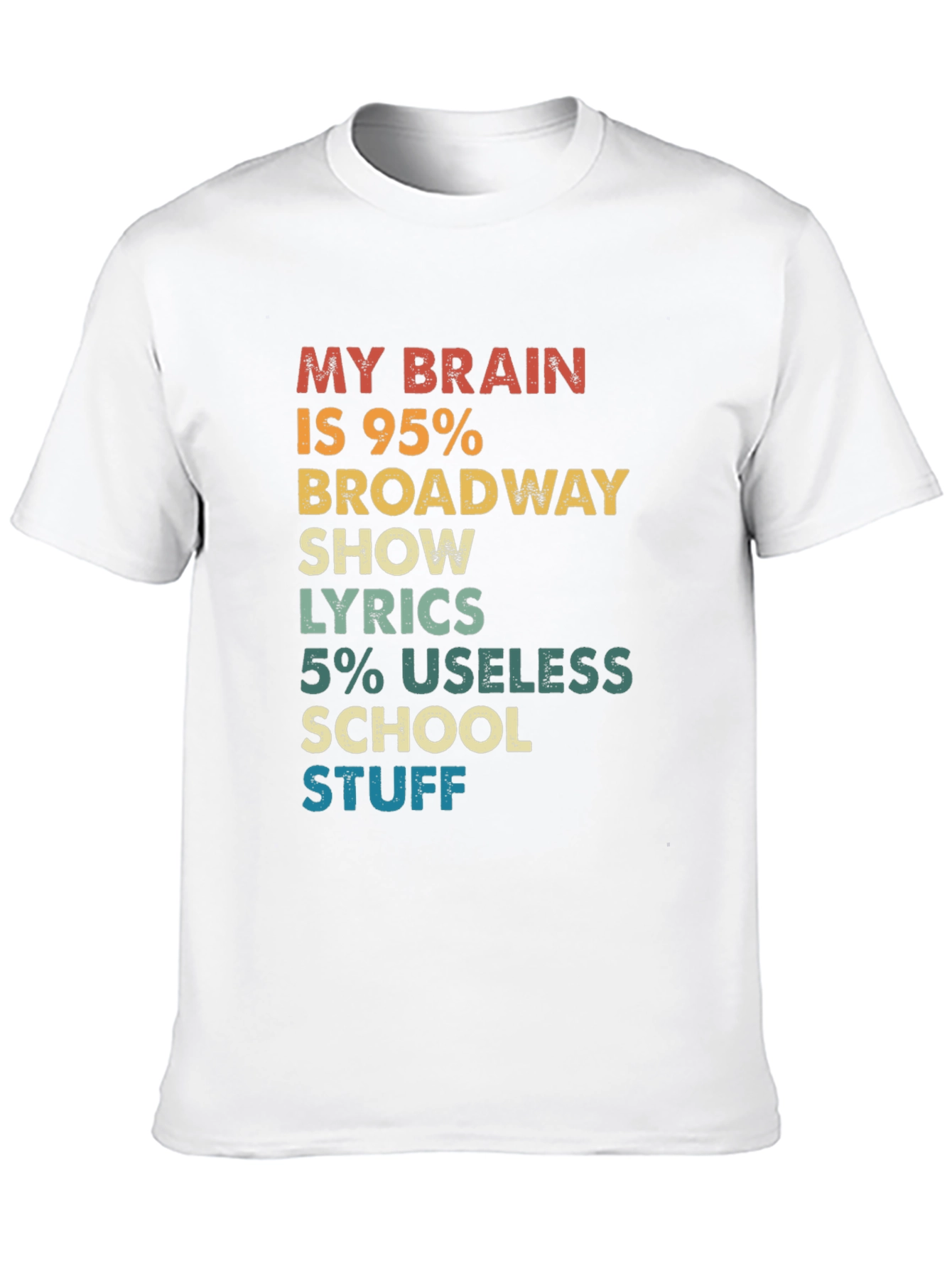 Broadway Show Lyrics T-Shirt