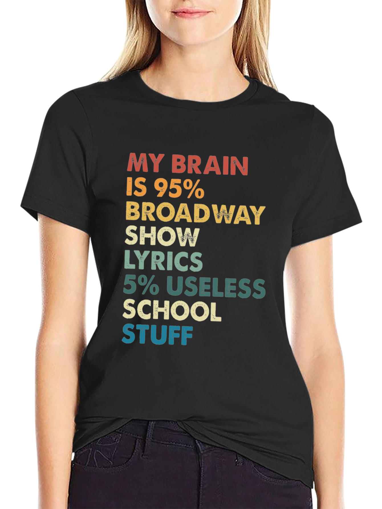 Broadway Show Lyrics T-Shirt