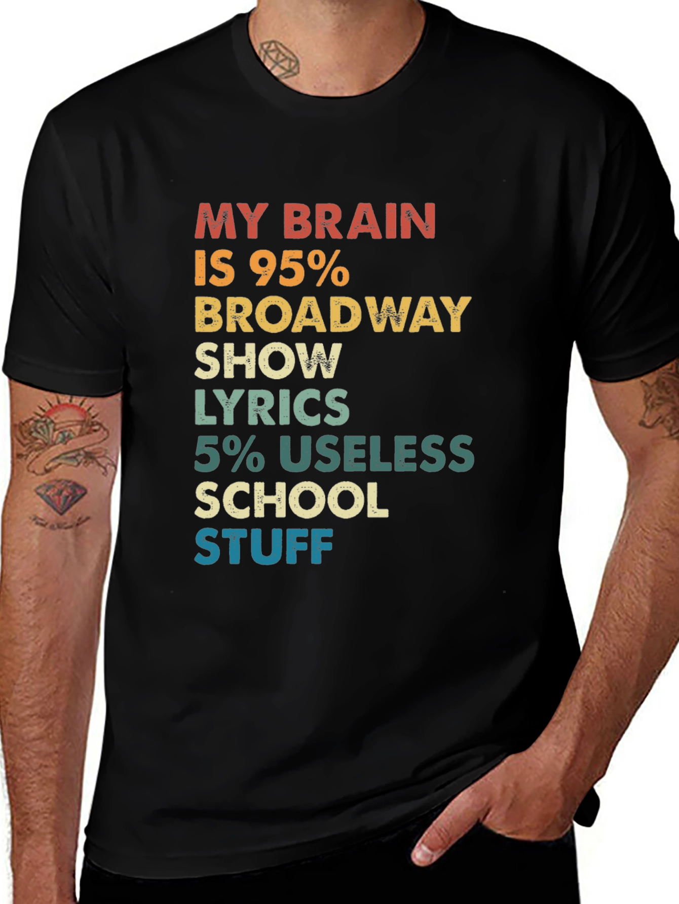 Broadway Show Lyrics T-Shirt