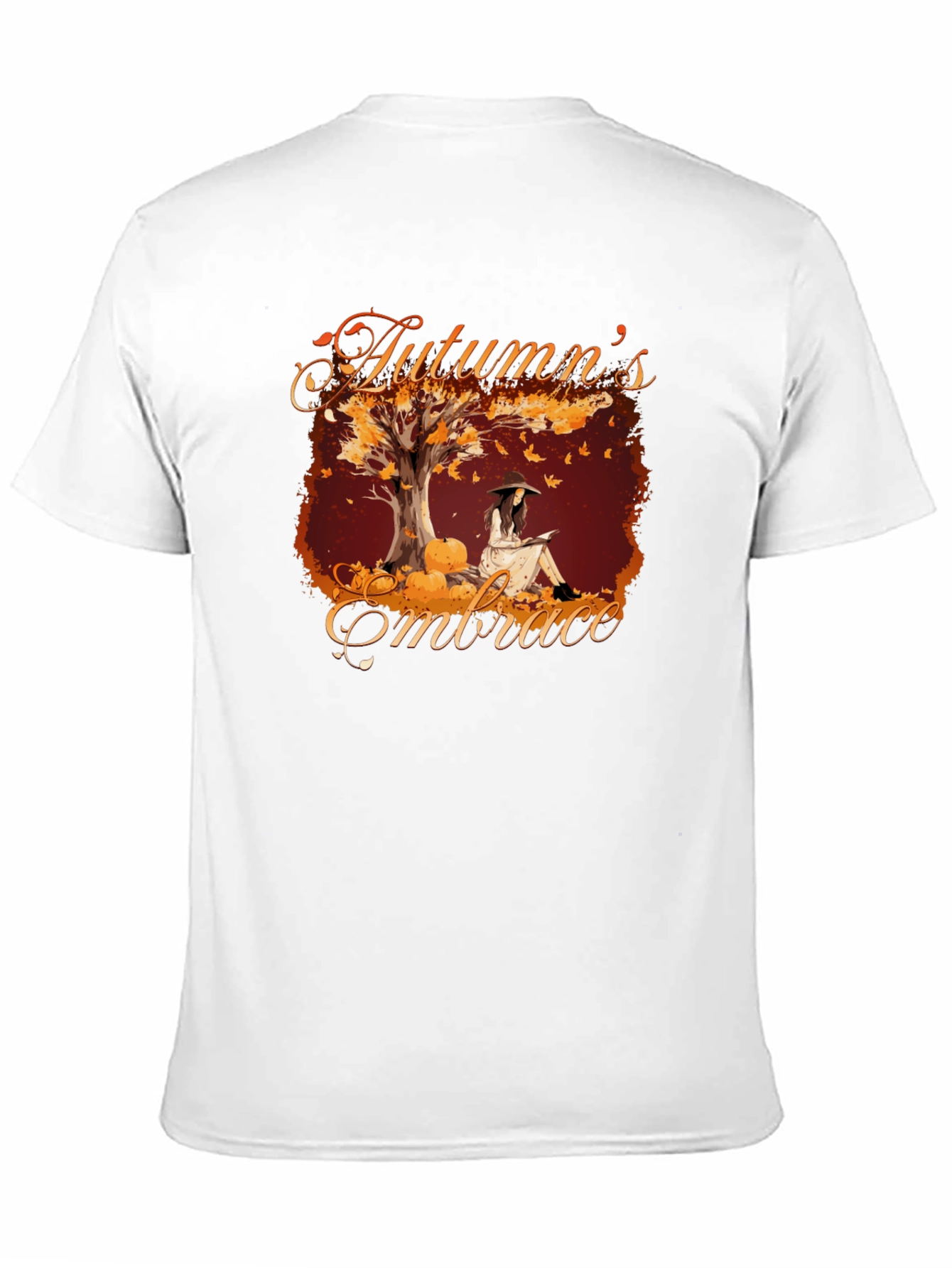 Autumns Embrace Graphic Tee - Cozy Fall Style