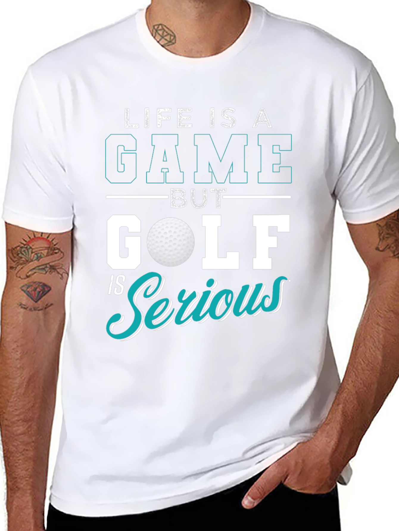 Life is a Game Golf T-Shirt