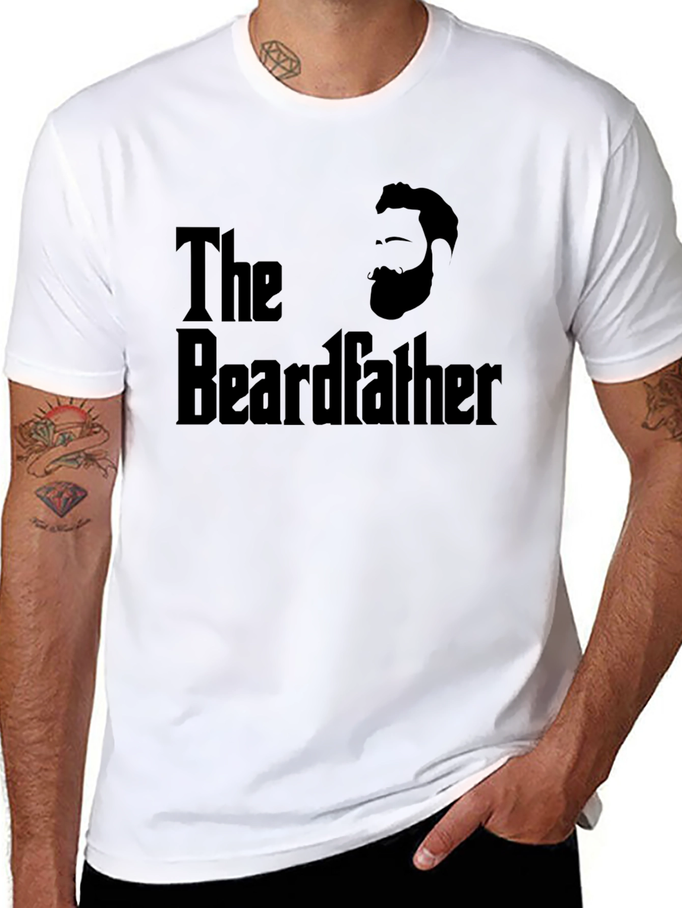 The Beardfather T-Shirt - Funny Bearded Dad Tee